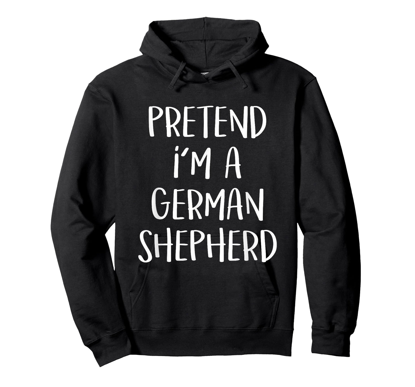 Pretend I'm A German Shepherd Costume Funny Halloween Party T-Shirt