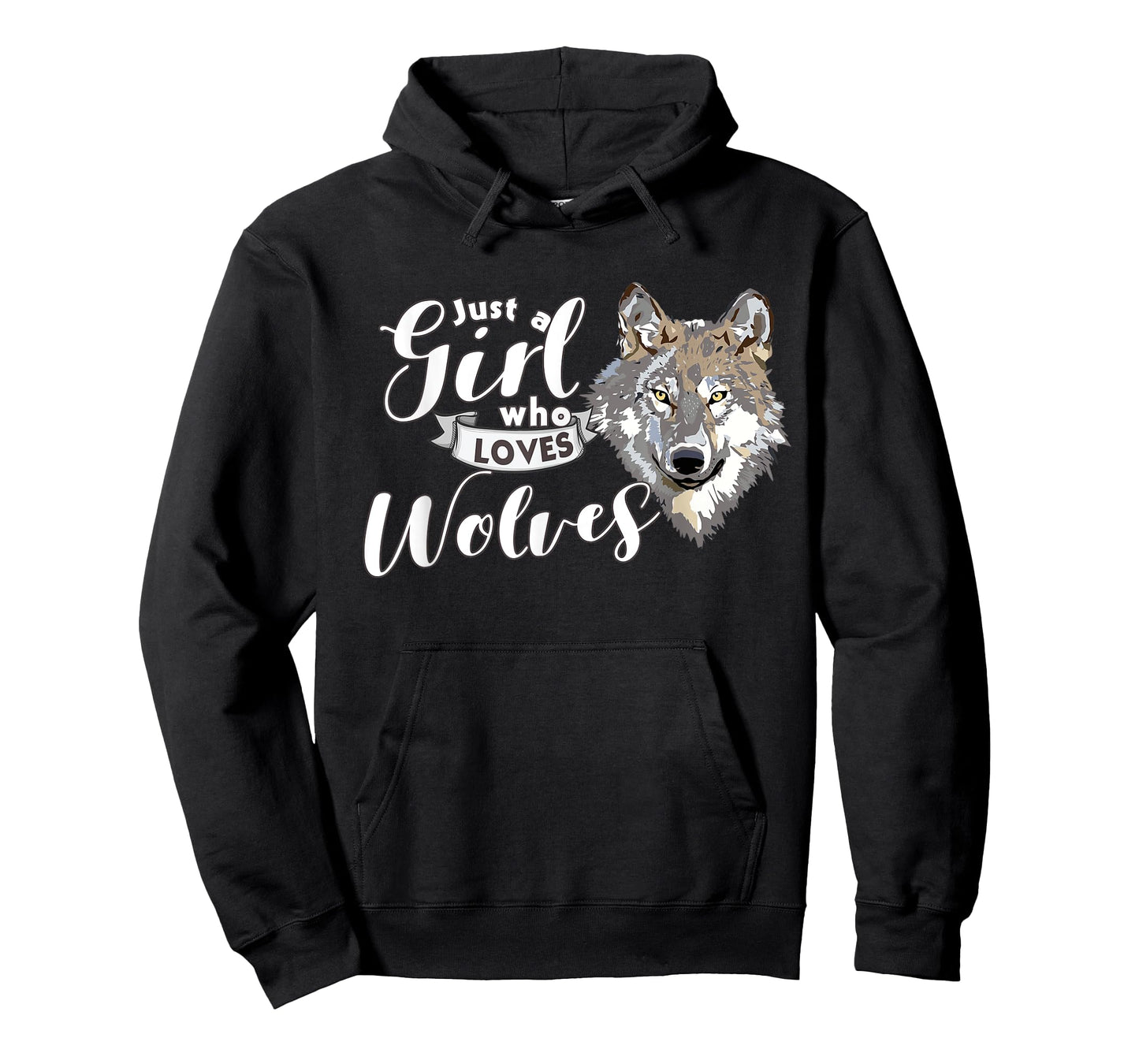 Just a Girl Who Loves Wolves Cute Tee for Women and Girls T-Shirt