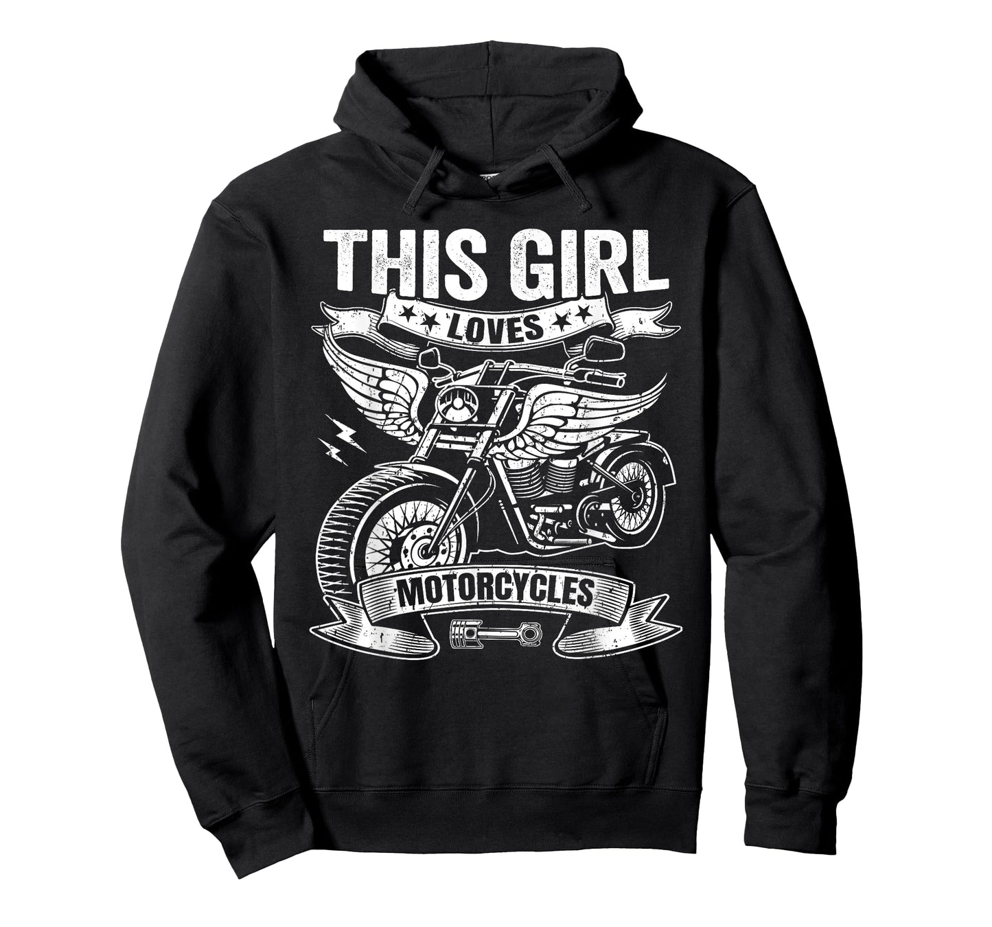 Biker Girl Motorcyclist This Girl Loves Motorcycles T-Shirt