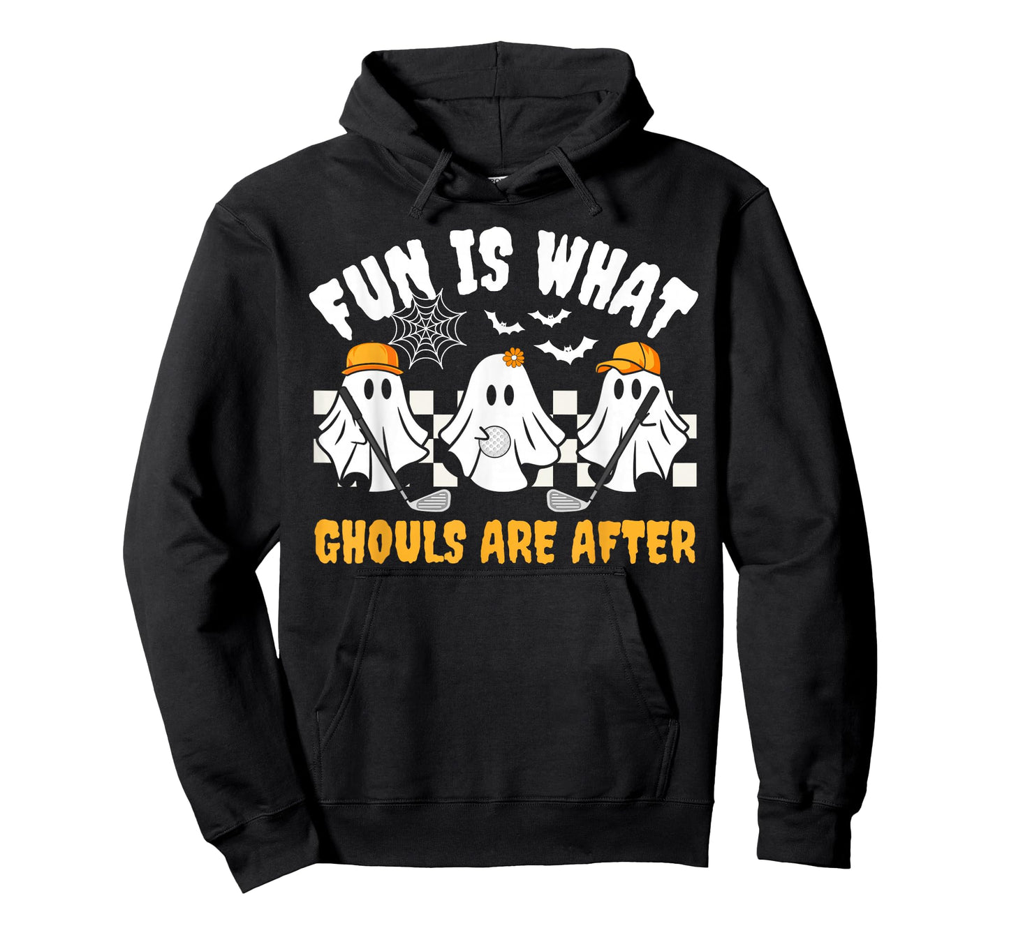 Ghost Golf Ball Player Funny Halloween Costume For Men Women T-Shirt
