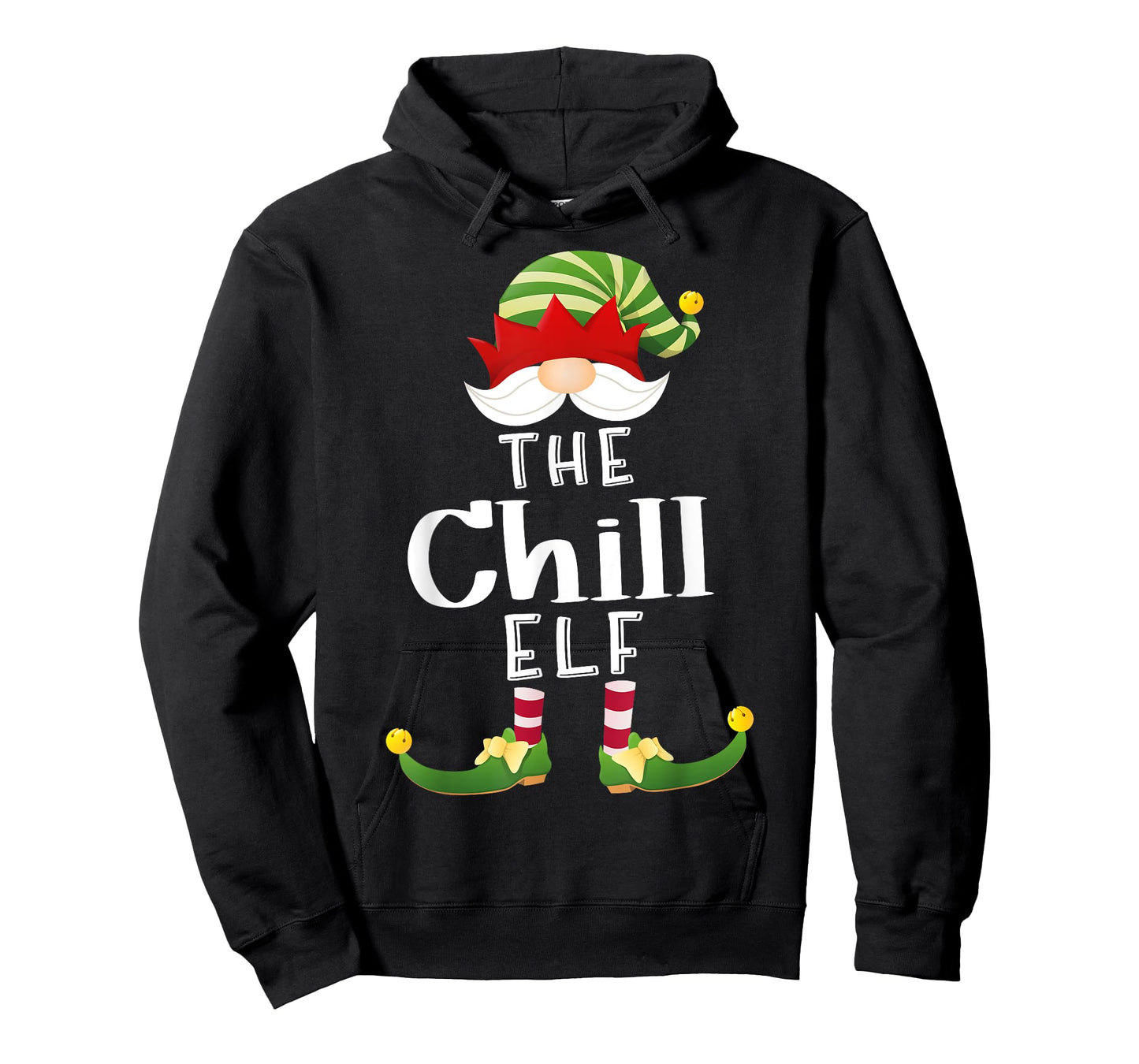 Chill Elf Group Christmas Funny Pajama Party T-Shirt