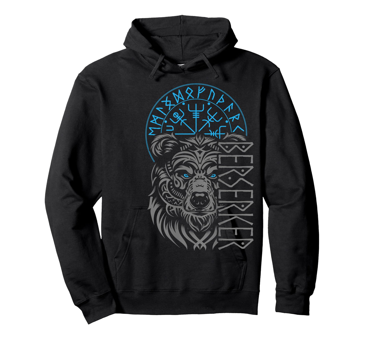 Berserker & Viking Compass - Norse Bear Design T-Shirt