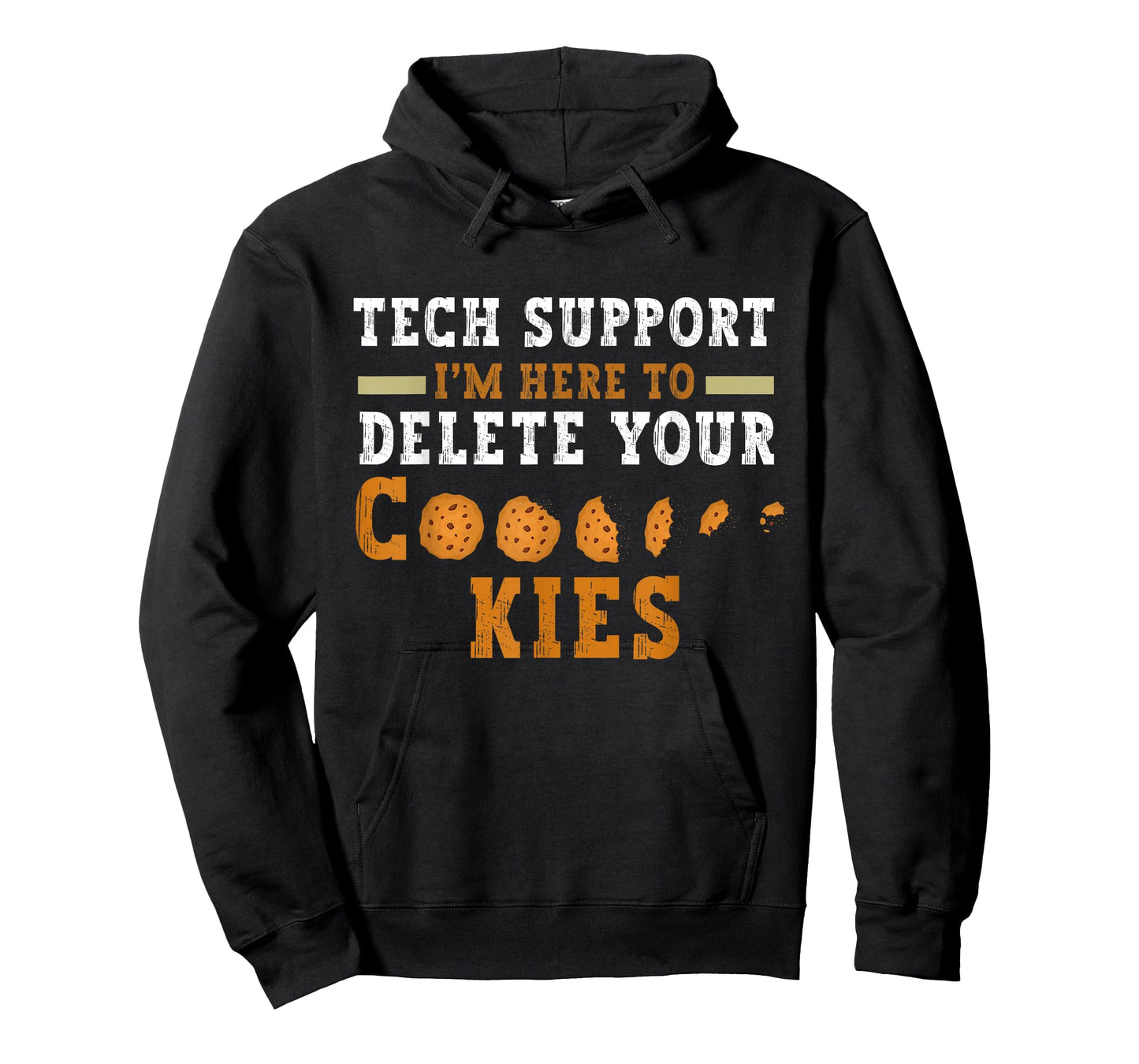 Tech Support I’m Here to Delete Your Cookies Fun Gingerbread T-Shirt