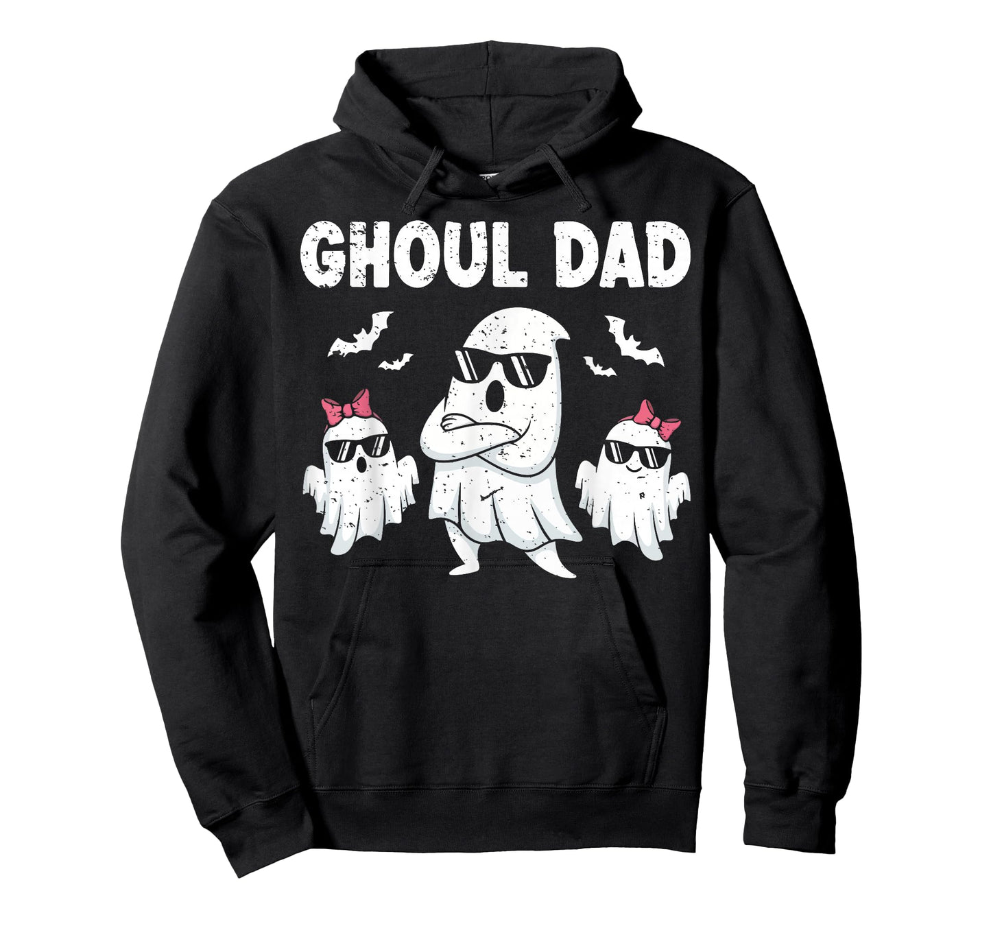 Ghoul Dad Vintage Ghost Funny Halloween Costume T-Shirt