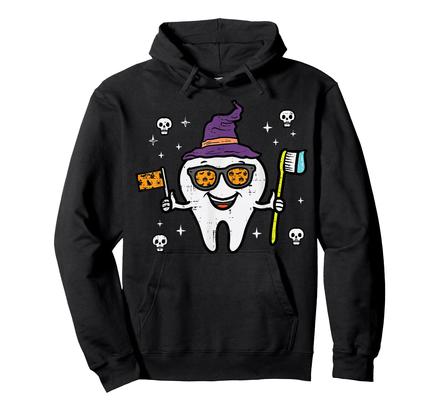 Halloween Dentist Tooth Teeth Dental Costume Women Men Kids T-Shirt