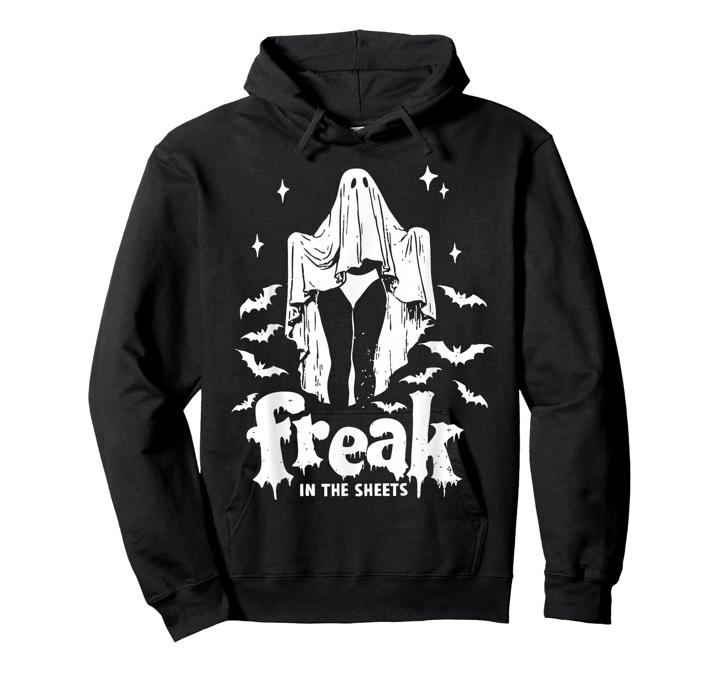 Funny Freak In The Sheets Boo Ghost Dark Humor Halloween T-Shirt