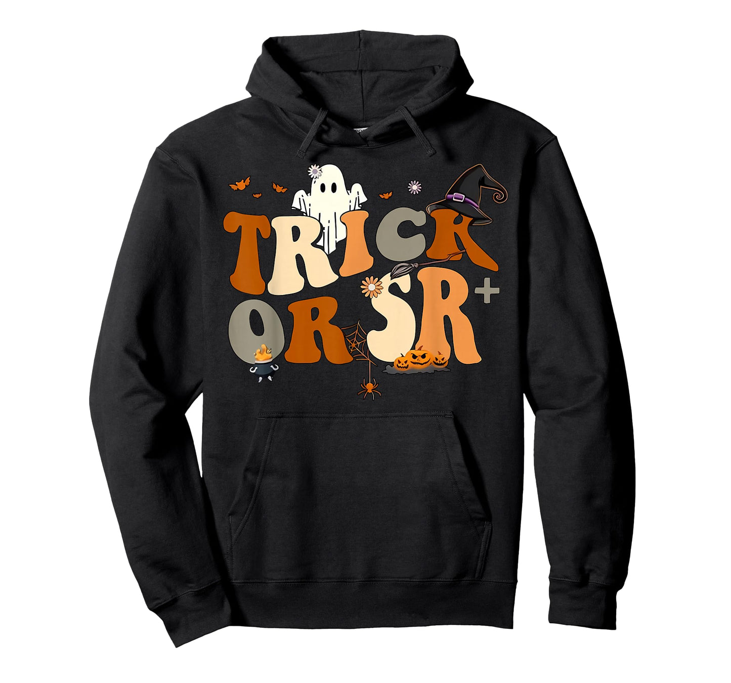 Trick Or SR+ ABA Ghost Halloween Applied Behavior Analysis T-Shirt