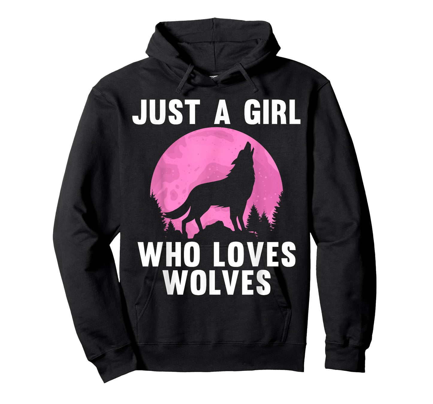 Cute Wolf Art for Women Girls Howling Wolves Wolf Lover T-Shirt