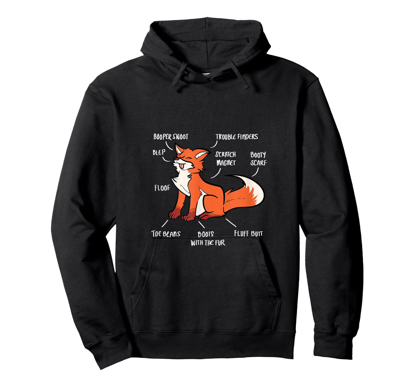 Anatomy Of A Fox Fox Lover T-Shirt