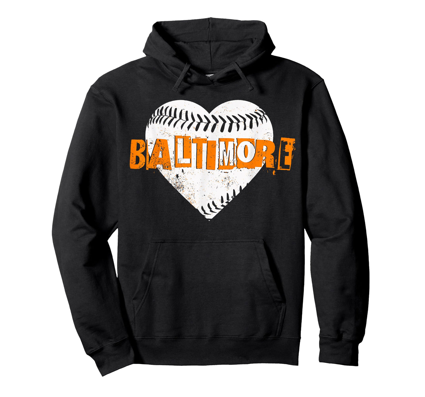 Baltimore Baseball Retro Vintage Design Baseball Lover T-Shirt