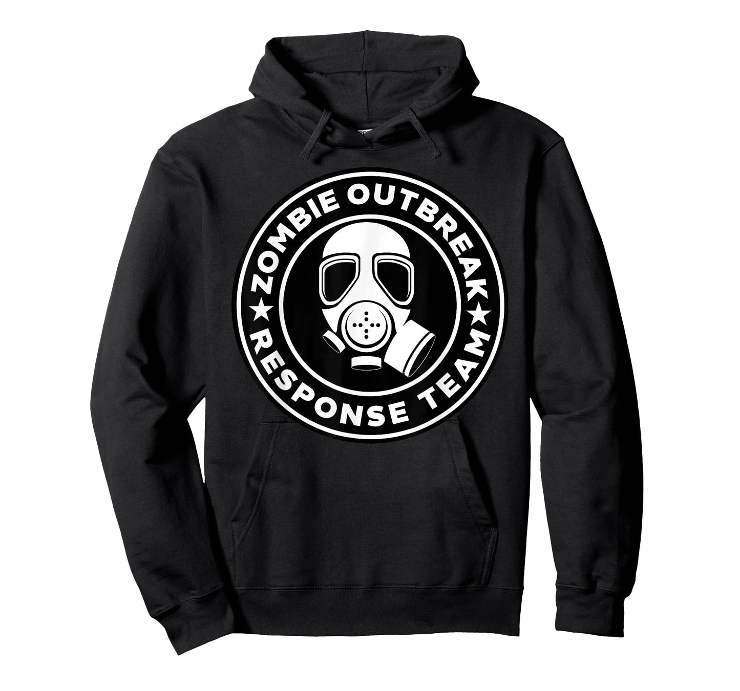 Zombie Outbreak Response Team Zombie Apocalypse Gas Mask T-Shirt