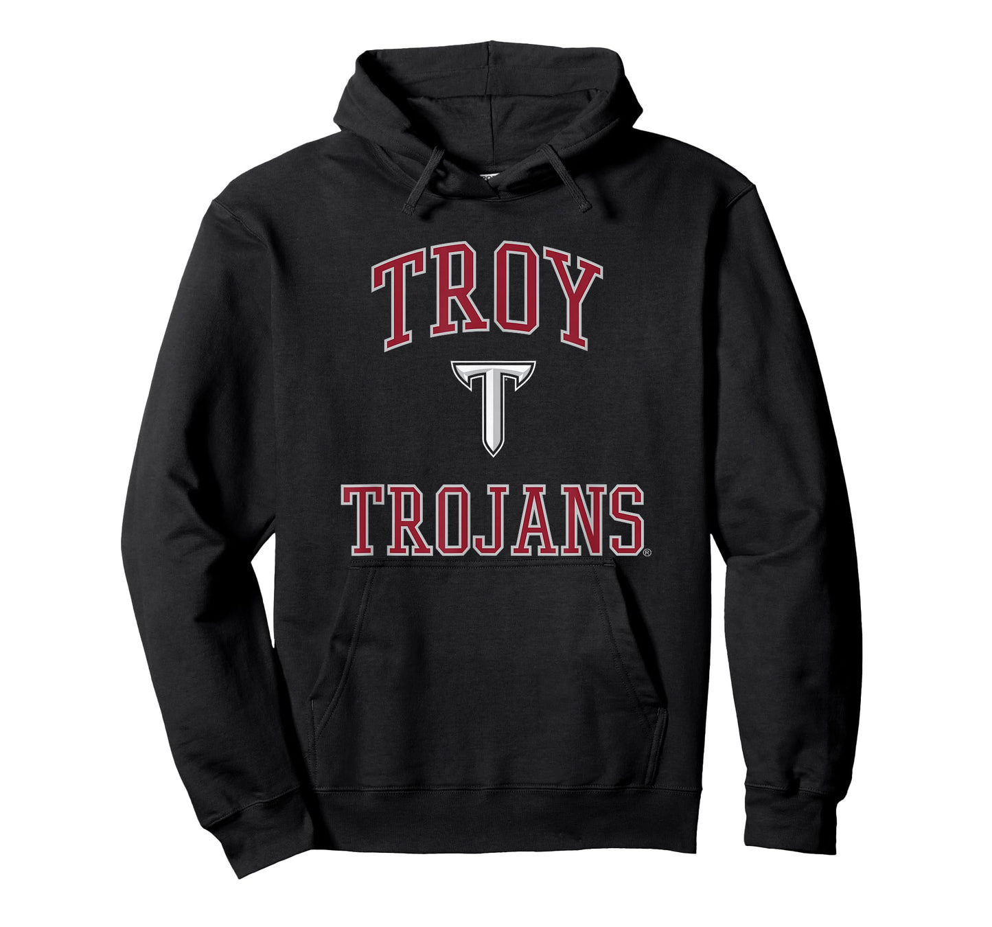 Troy Trojans Logo Black Officially Licensed T-Shirt