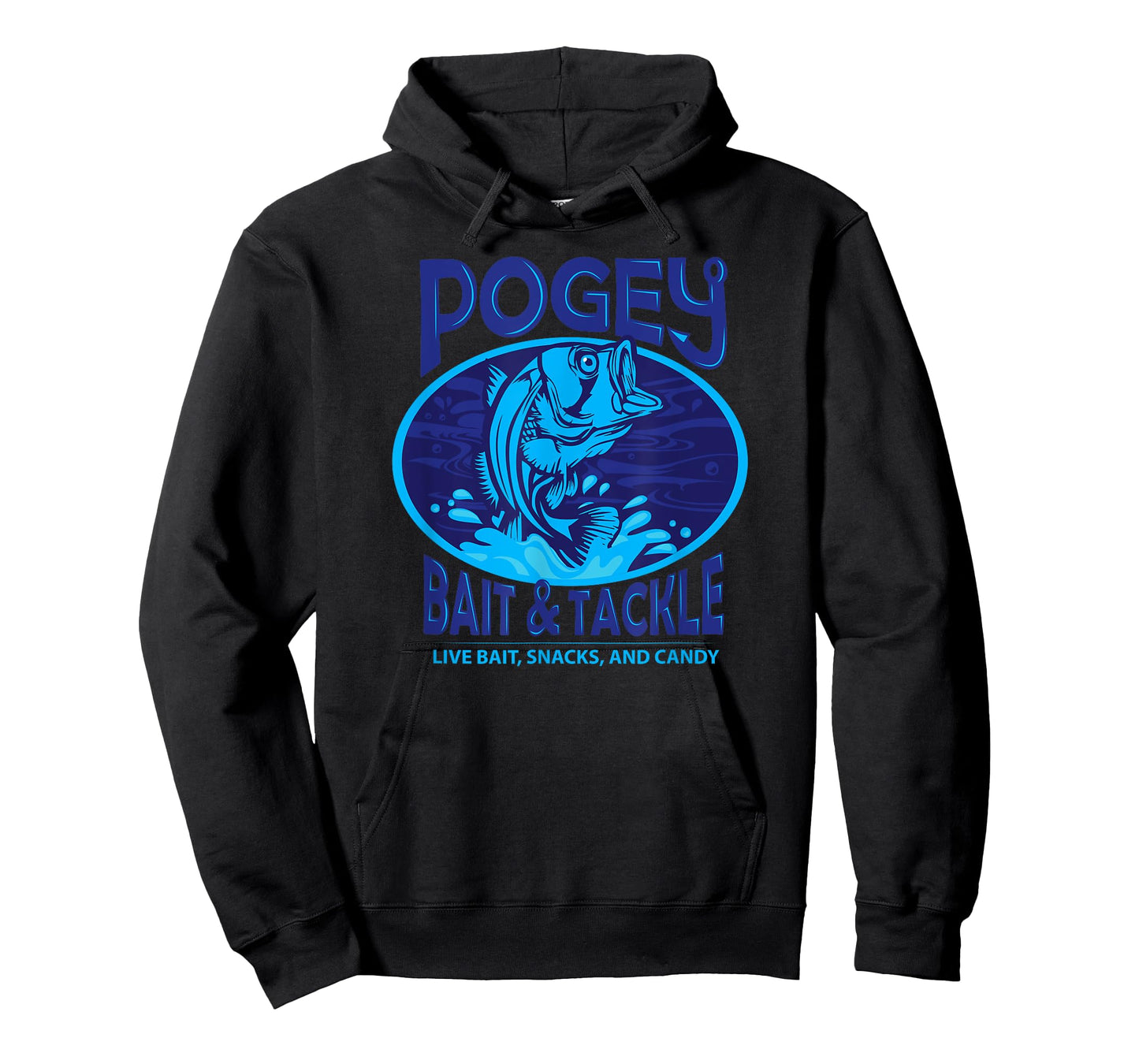 Funny Pogey Bait And Tackle Shop Military Snacks Fishing T-Shirt