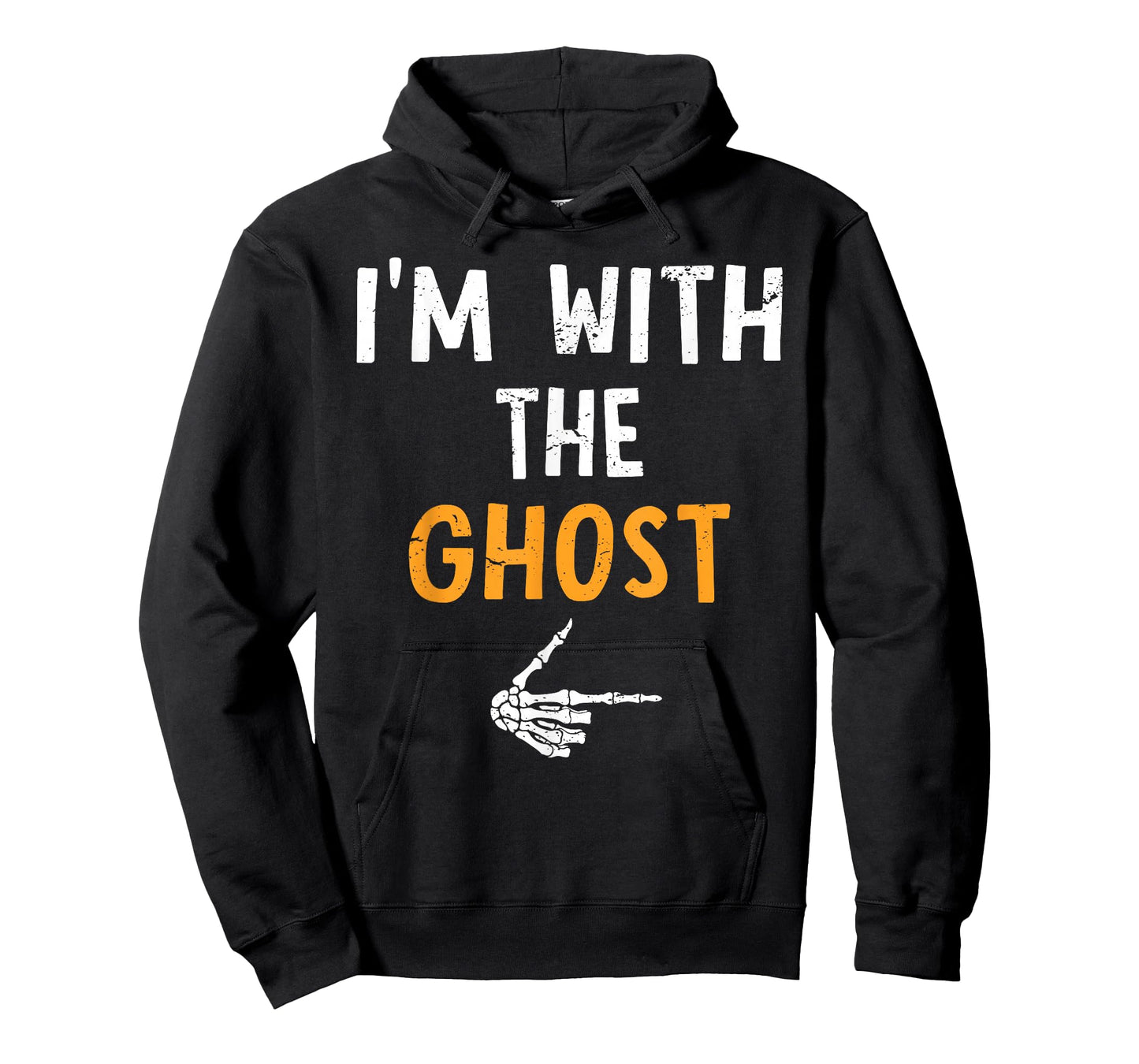 I'm with The Ghost Costume Halloween Matching Couple T-Shirt