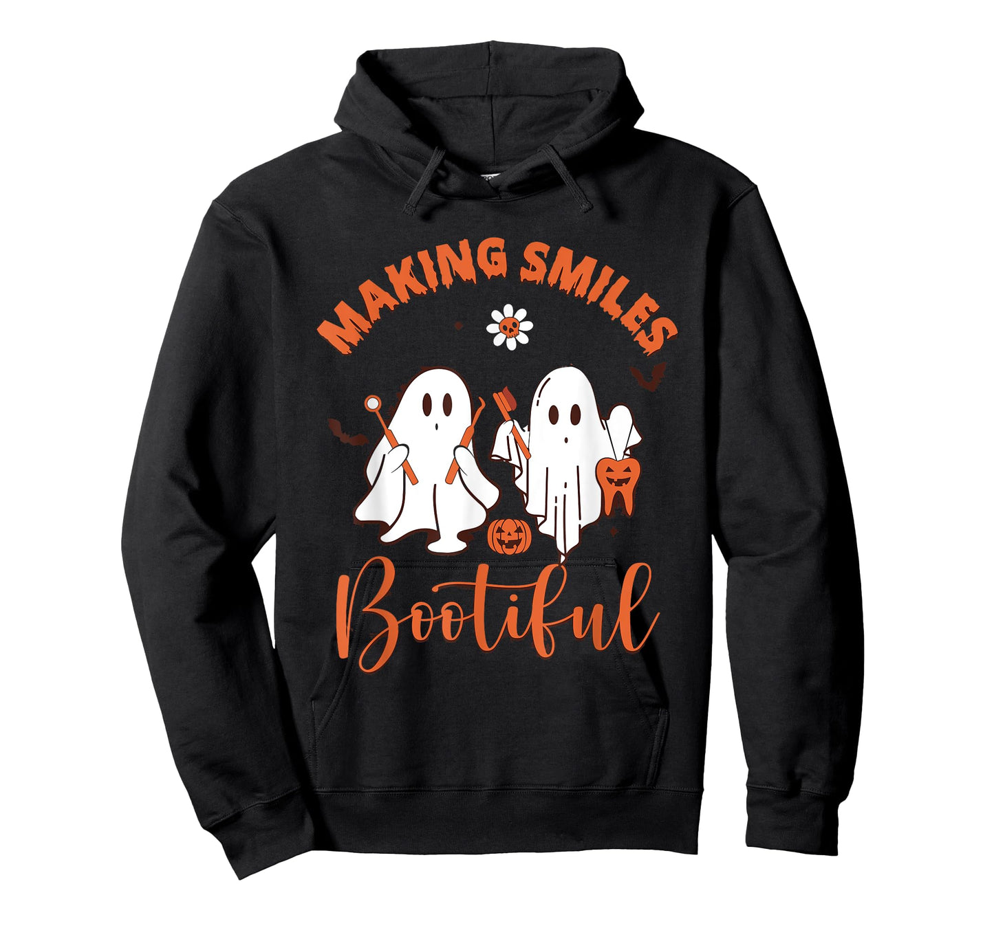 Making Smiles Bootiful Funny Ghost Dentist Halloween T-Shirt