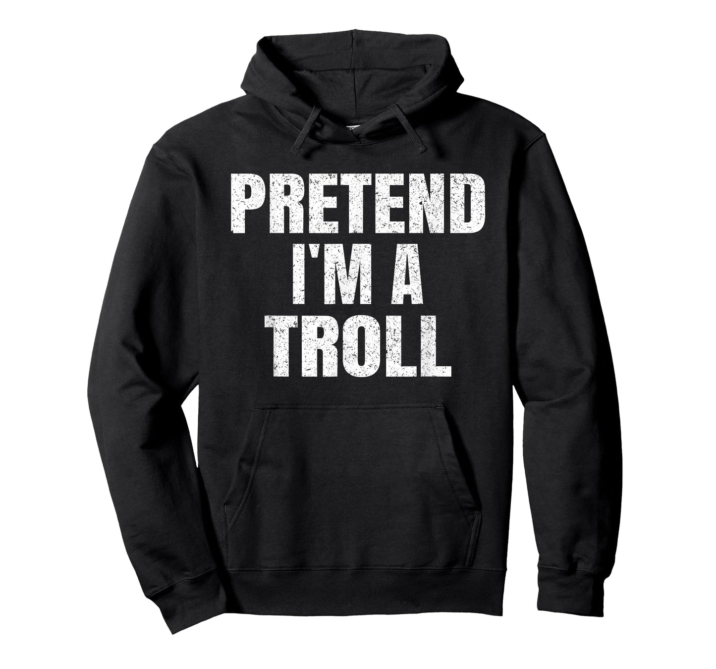 Pretend I'm A Troll Family Group Lazy Easy Halloween Costume T-Shirt