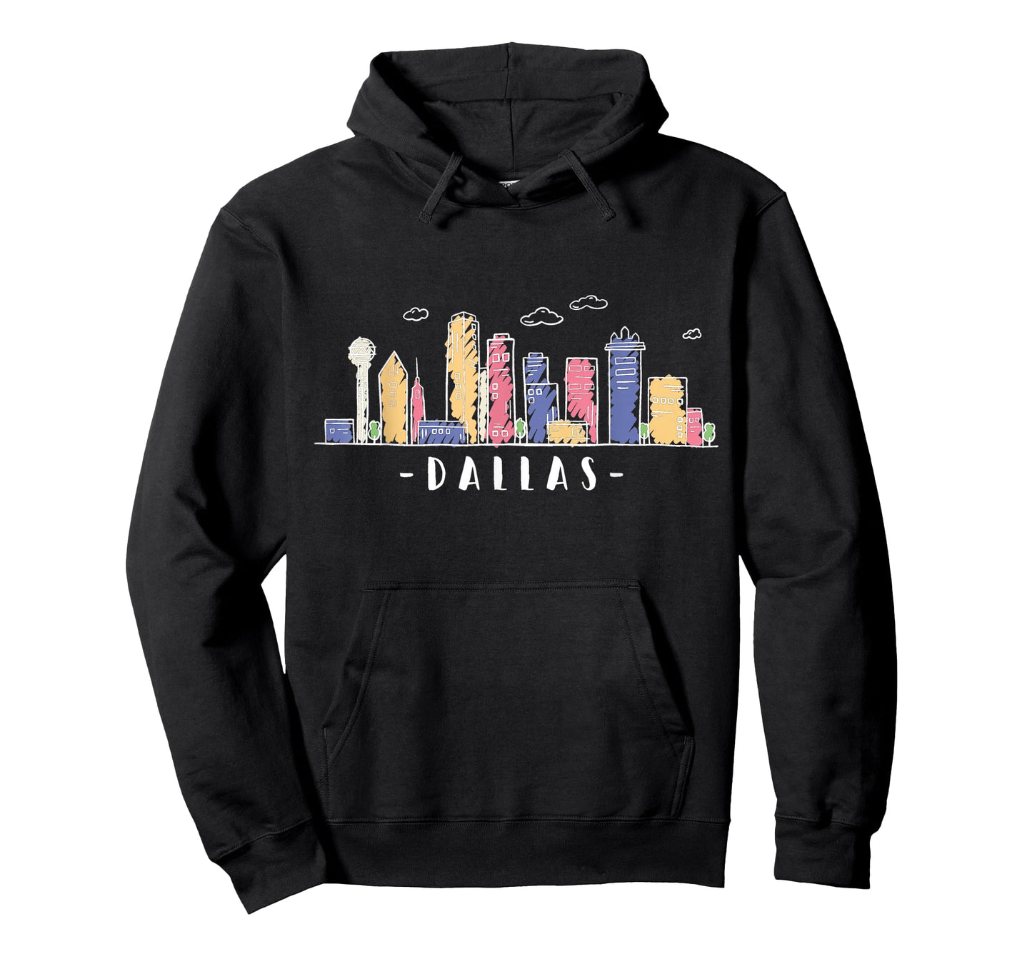 Dallas Texas Skyline Vintage Dallas TX T-Shirt