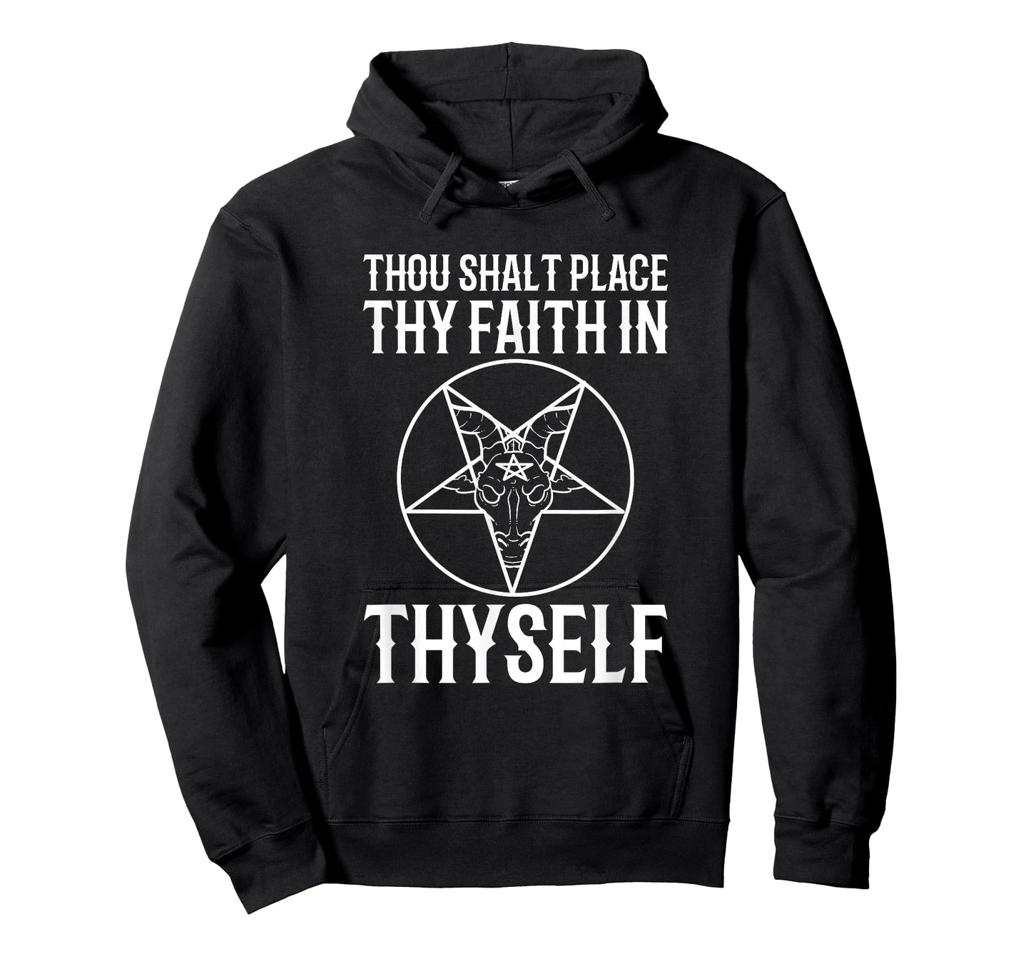 Inverted Pentagram Occult Goth Funny Baphomet T-Shirt