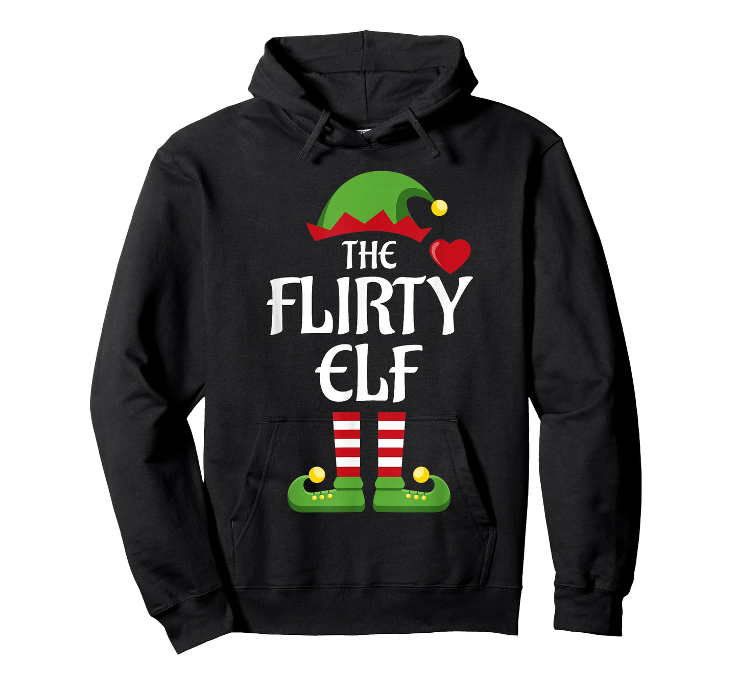 Flirty Elf Family Matching Group Christmas T-Shirt
