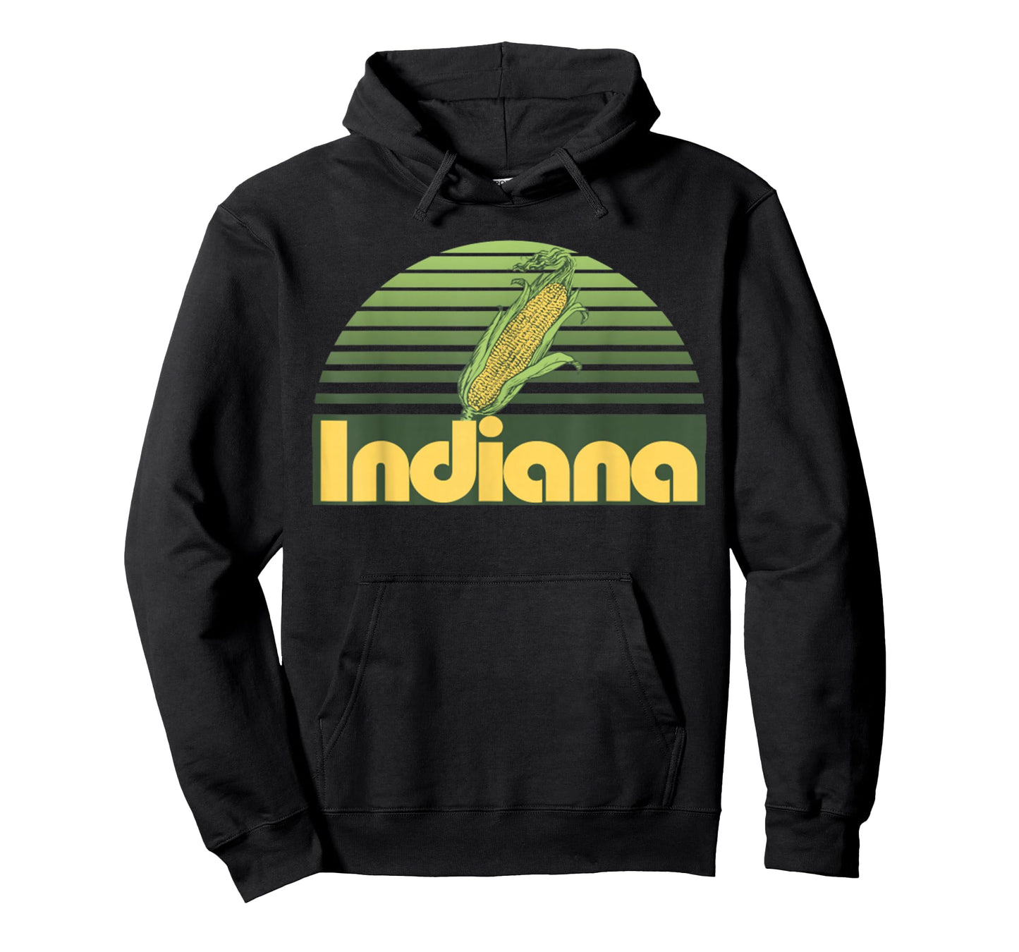 Vintage Indiana State T-Shirt Indiana Home Borned Raised T-Shirt