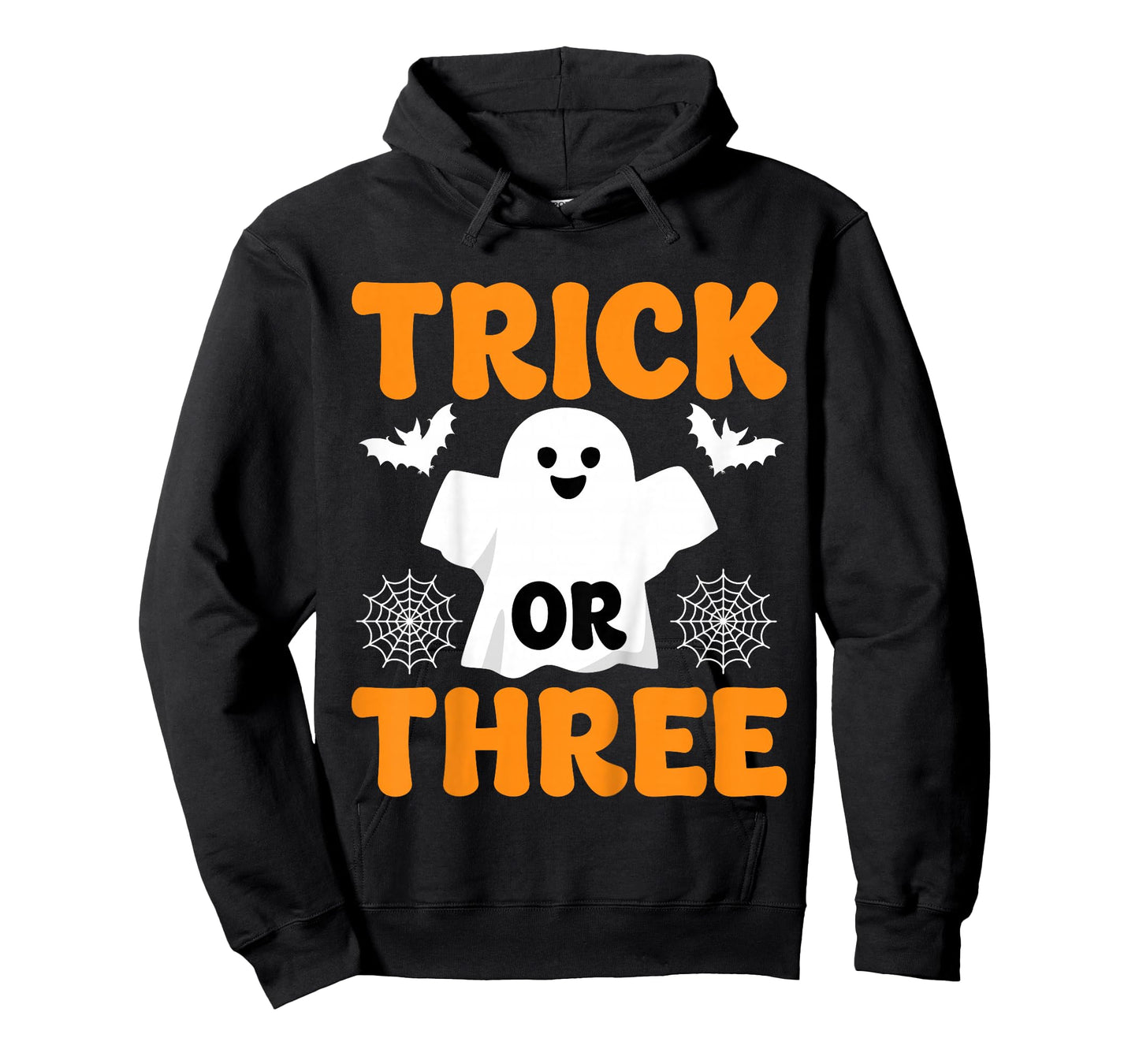 Kids Trick or Three Halloween Spooky Ghost Kids 3rd Birthday T-Shirt