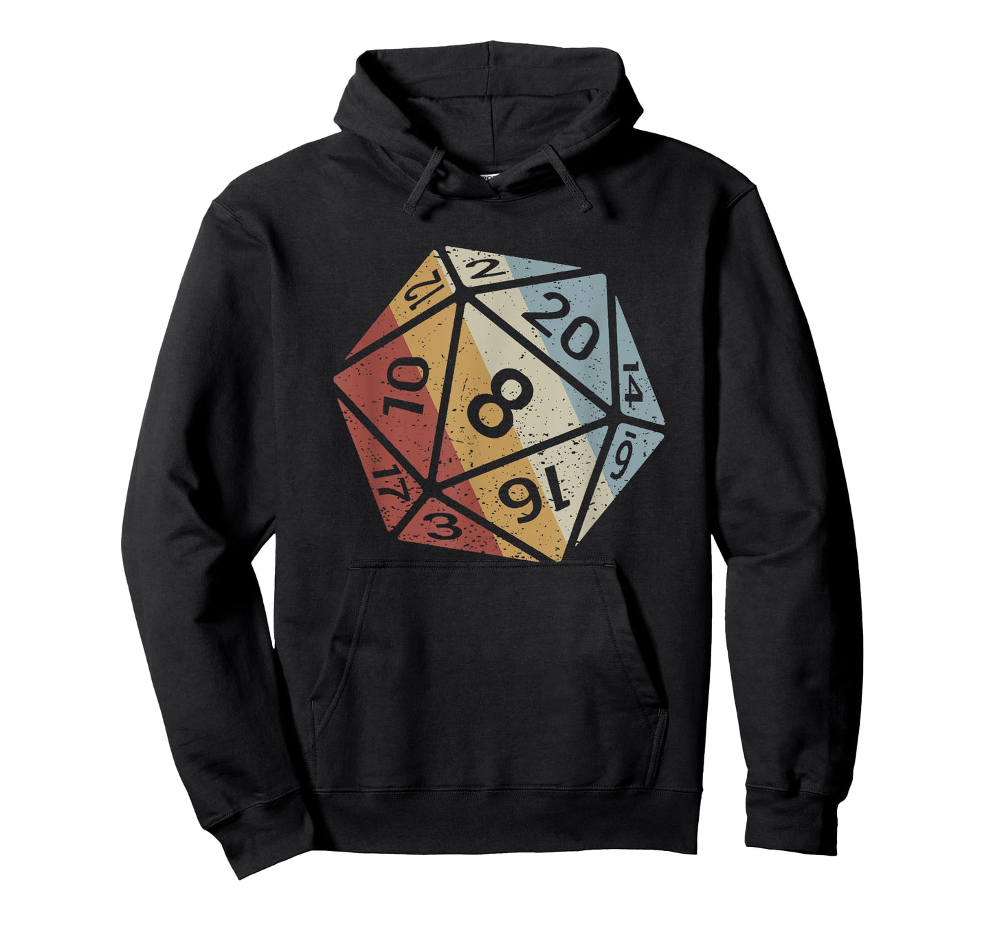 20 Sided Dice Retro Style Vintage T-Shirt