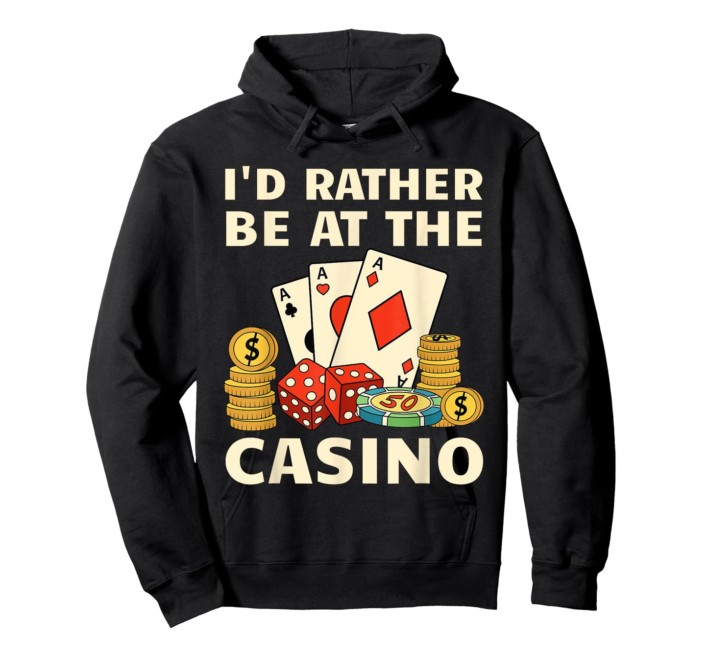 Cool Casino Lover Art For Men Women Casino Gambling Gambler T-Shirt