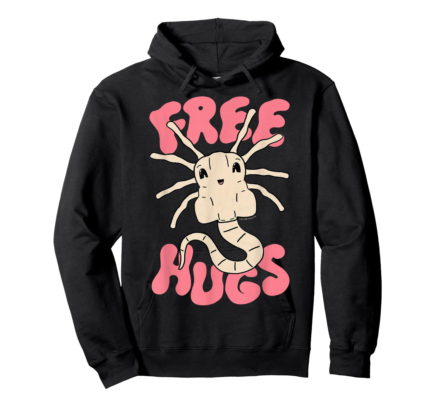 Aliens Cute Facehuggers Free Hugs Big Chest Poster T-Shirt