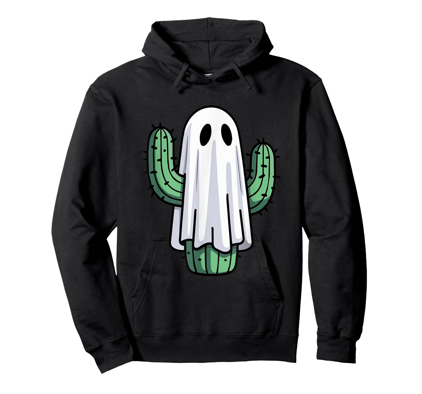 Ghost Cactus Halloween Costume Ghoul Succulent Cacti Lover T-Shirt