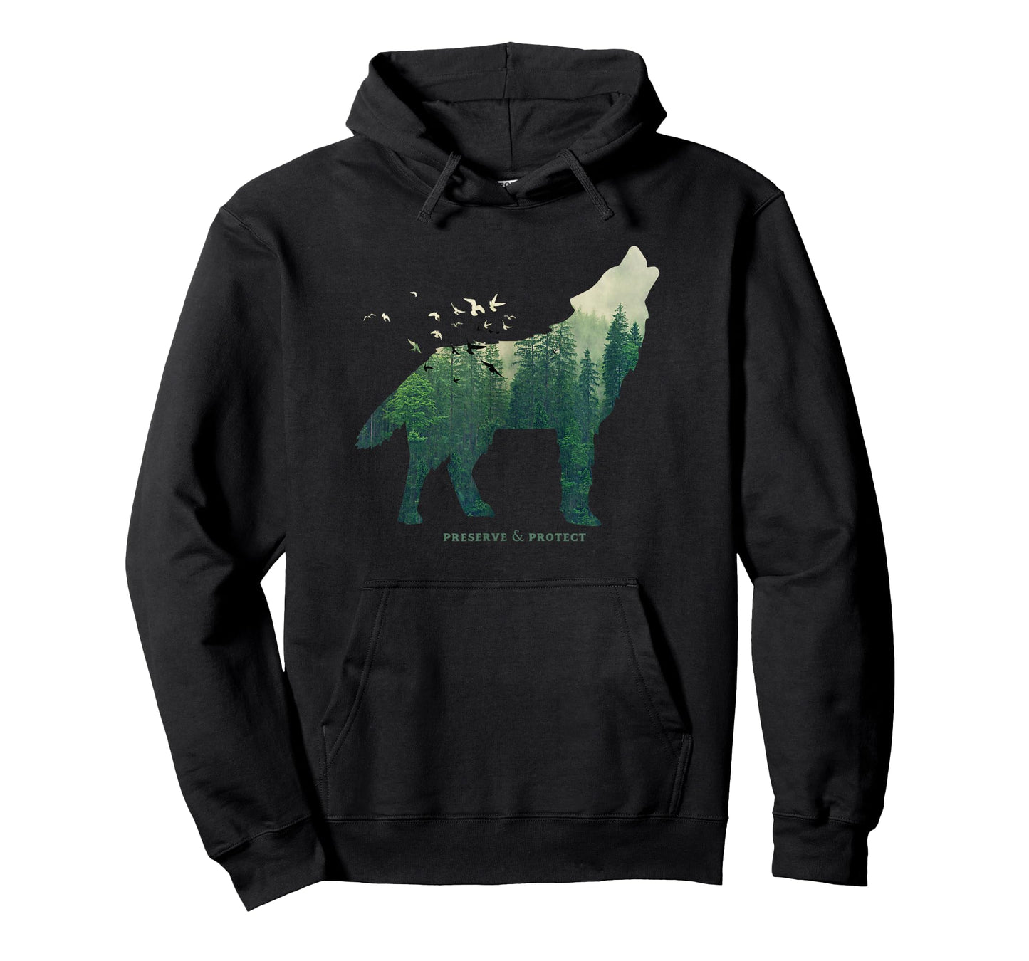 Vintage National Park Wolf Preserve & Protect Nature T-Shirt