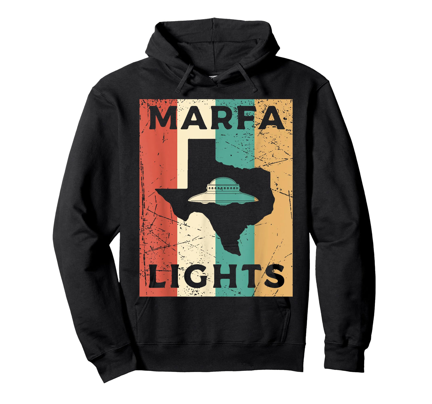 Marfa Lights UFO Eighties Texas UFO T-Shirt