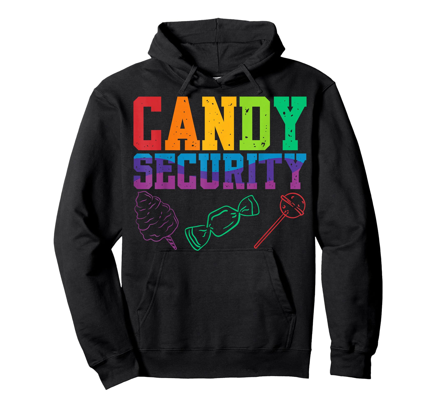 Candy Security Candyland Halloween Costume Kids Teens Adult T-Shirt