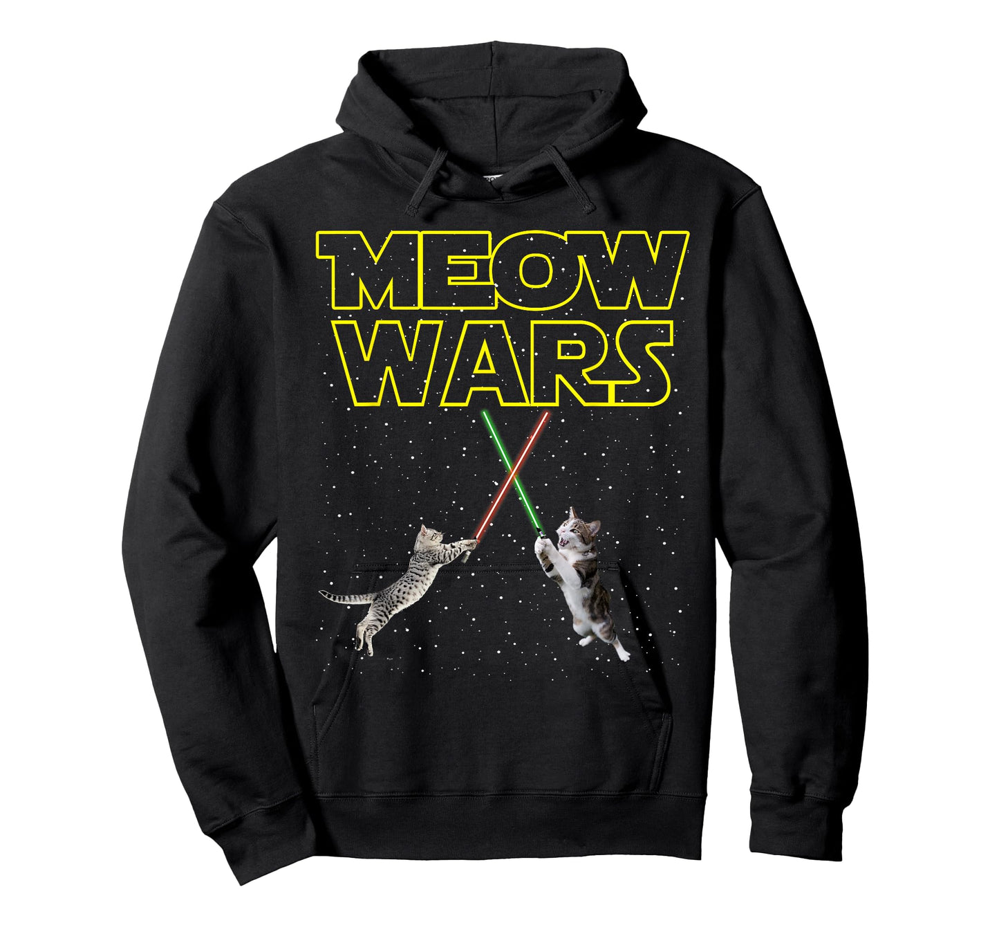Meow Wars Cat Shirt Funny Gifts For Cats Lovers T-Shirt