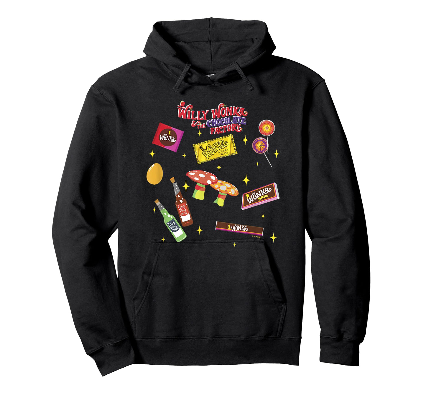 Willy Wonka And The Chocolate Factory Wonka Candies Icons T-Shirt