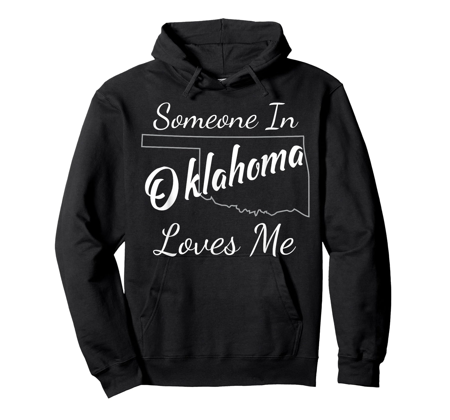 Someone in Oklahoma Loves Me State Silhouette T-Shirt