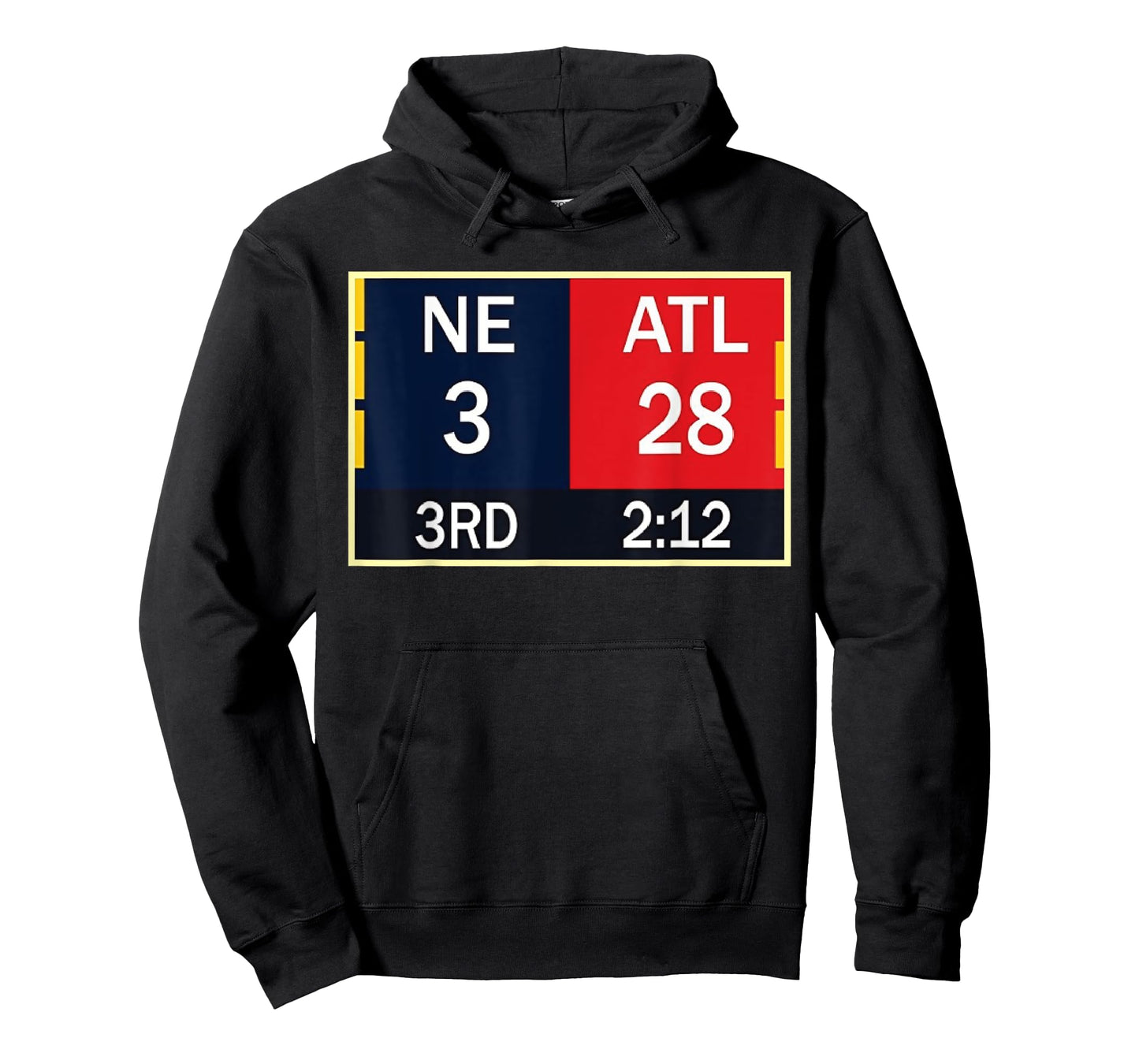 NE 3 ATL 28 Final T-shirt 2 Sides 1 Game T-Shirt