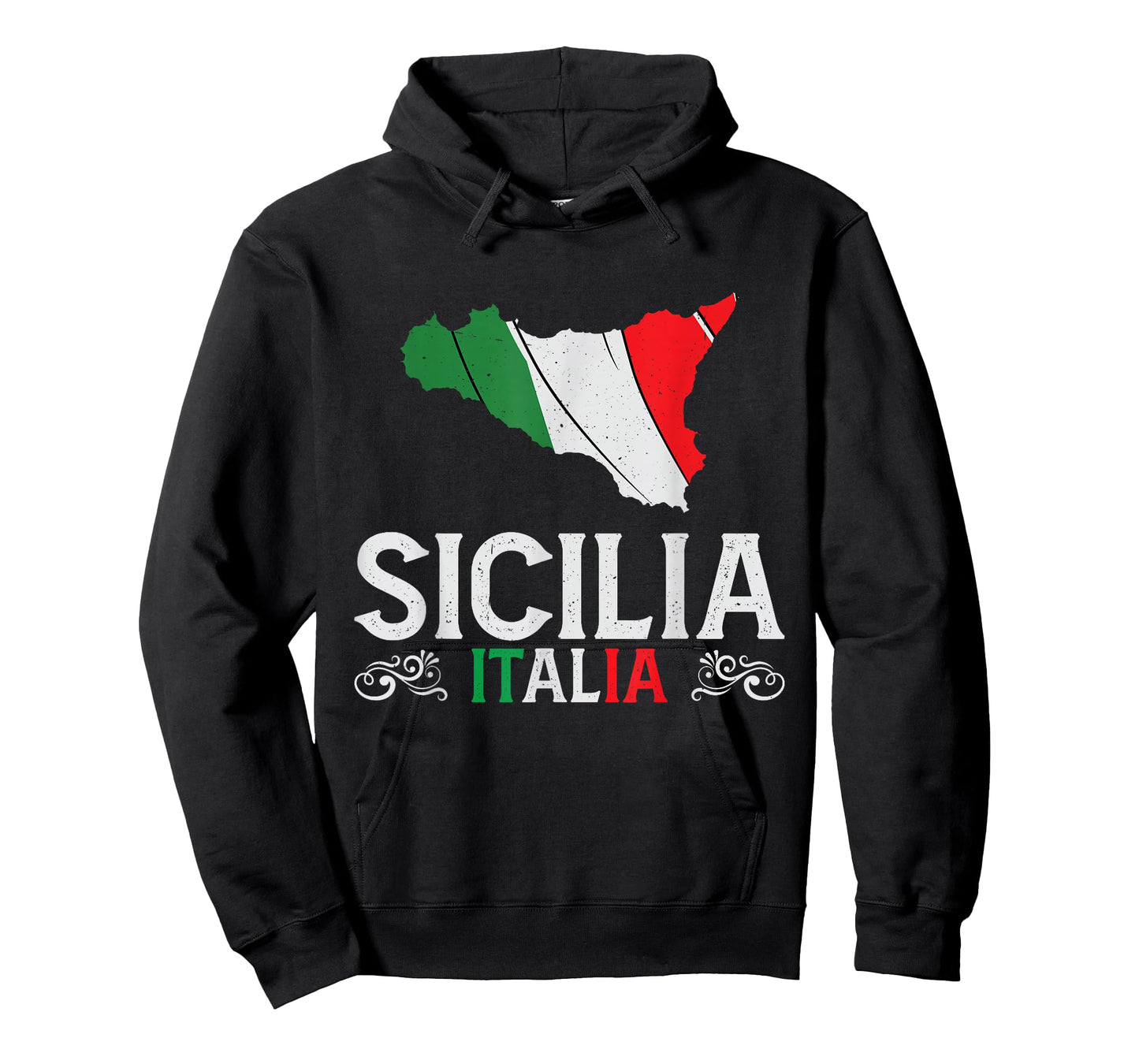 Sicily Italy - Sicily Souvenir Silhouette Sicily T-Shirt