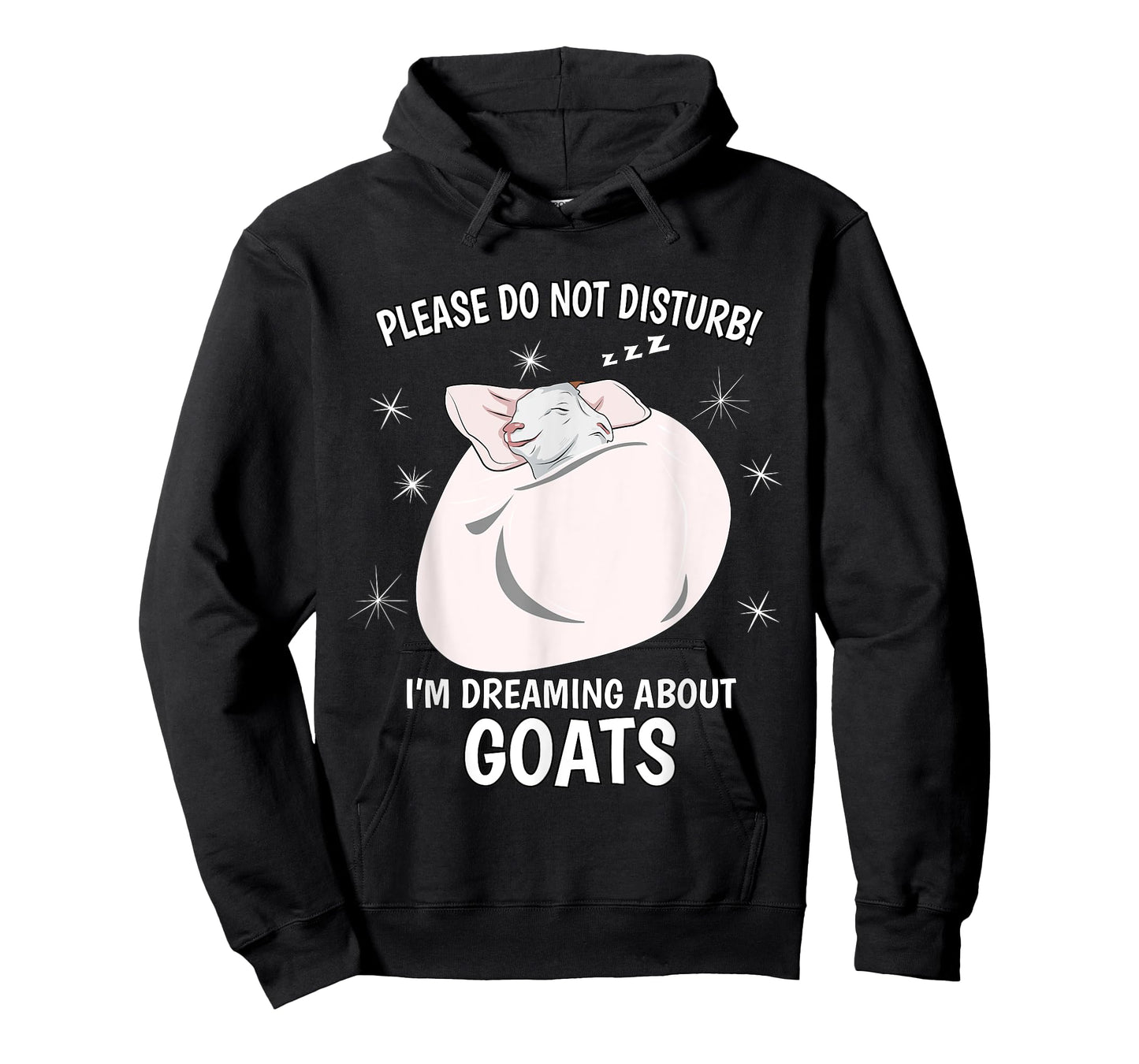 Goat Sleeping Shirt PJ Top I'm Dreaming About Goats T-Shirt