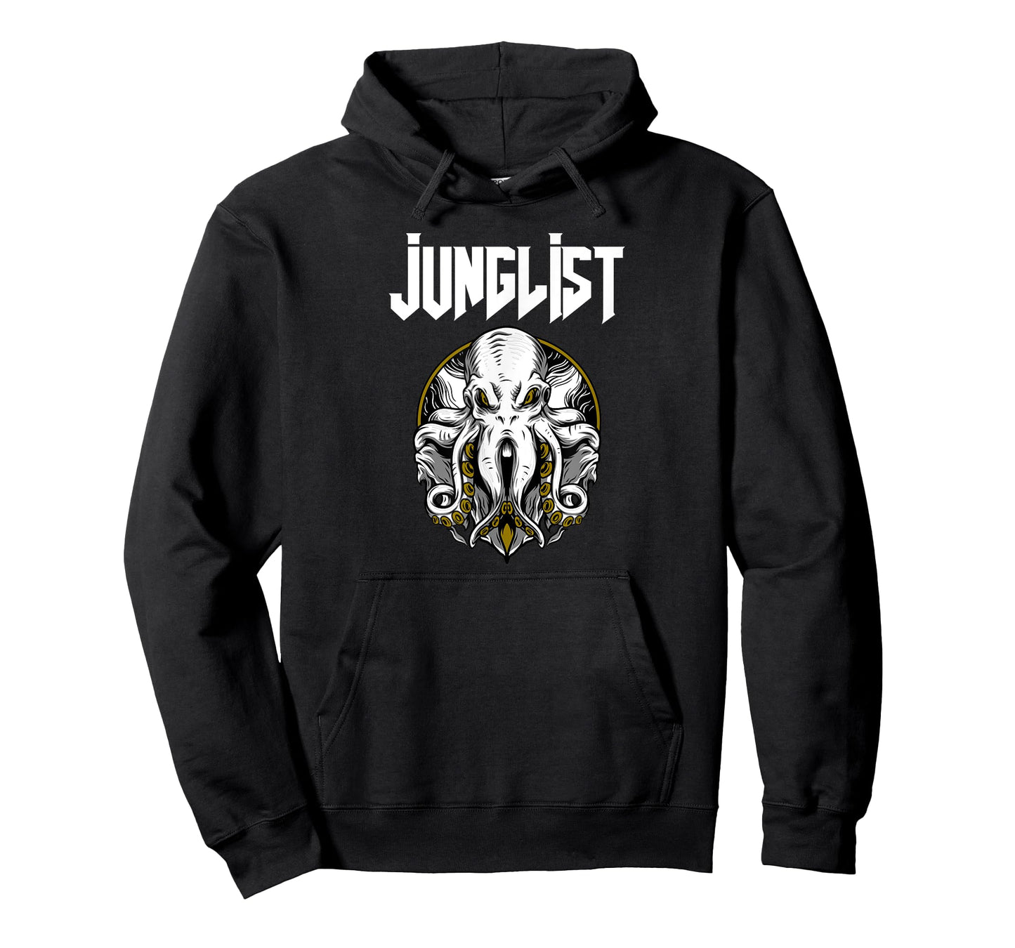Junglist Octopus DnB Rave Drum and Bass Squid T-Shirt