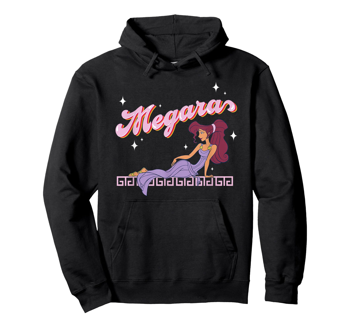 Disney Hercules Megara Posing On A Starry Night Portrait T-Shirt