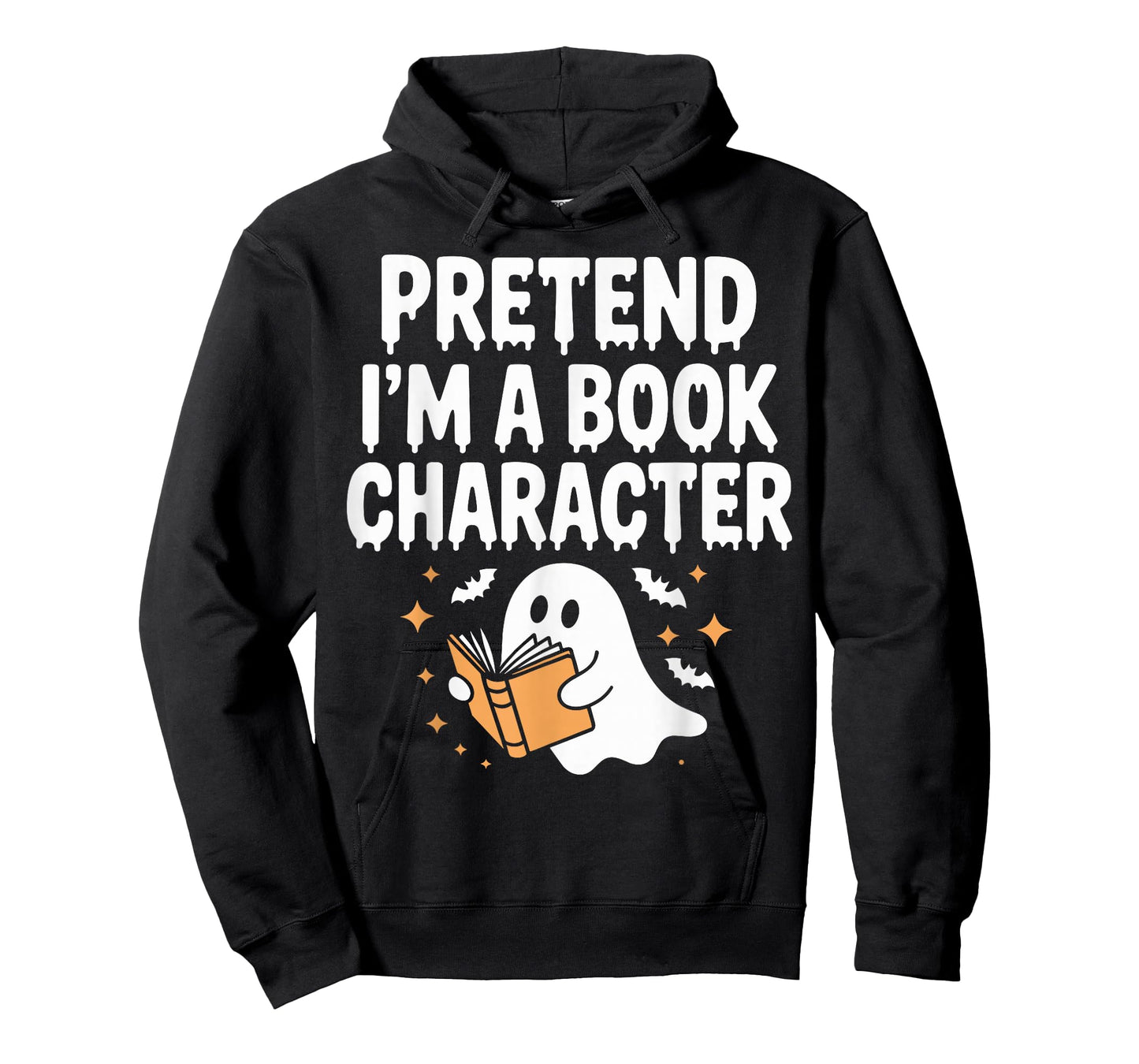 Pretend I'm A Book Character Costumes Kids Halloween Ghost T-Shirt
