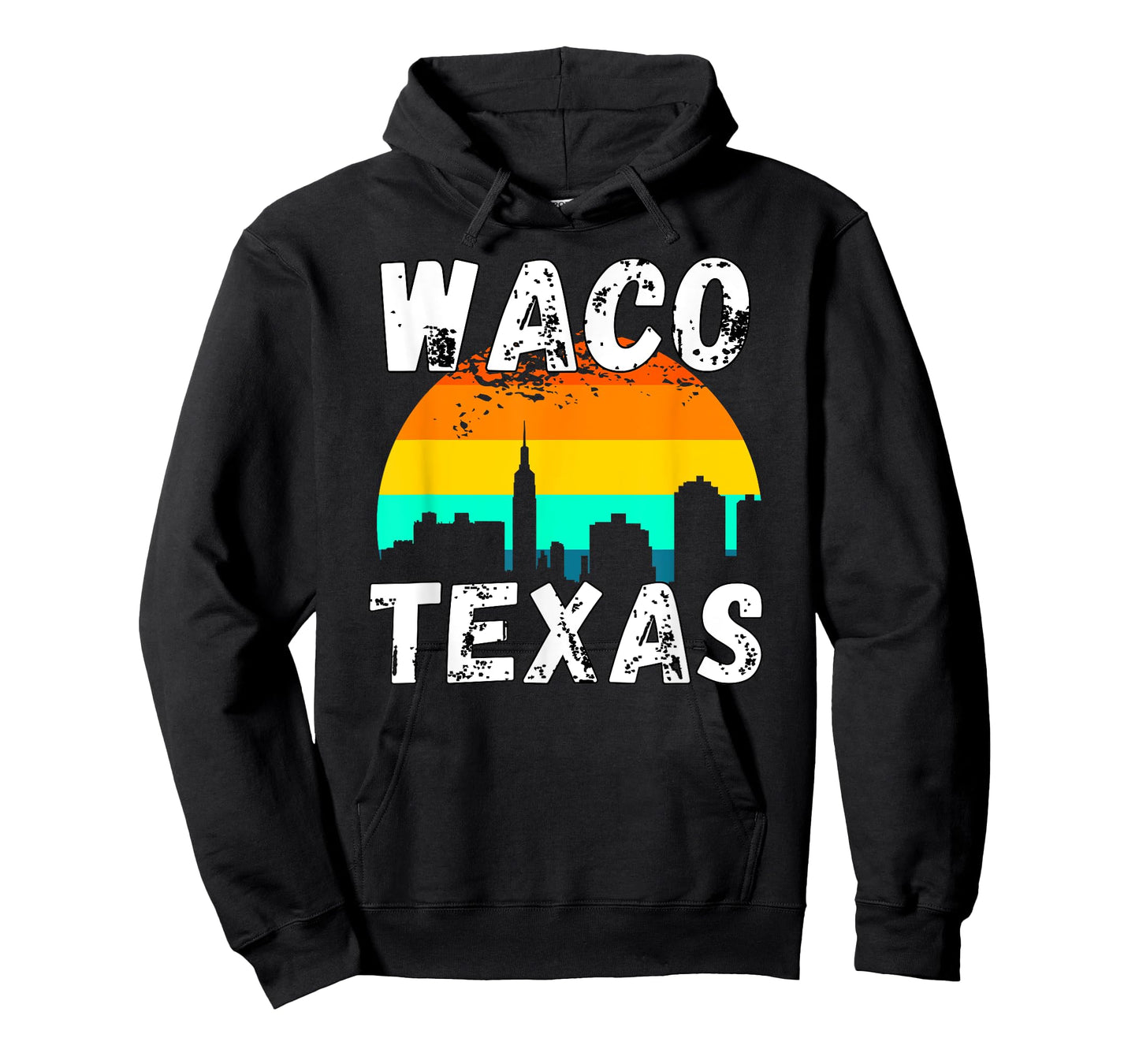 Retro Waco TX Texas City Apparel Souvenir T-Shirt