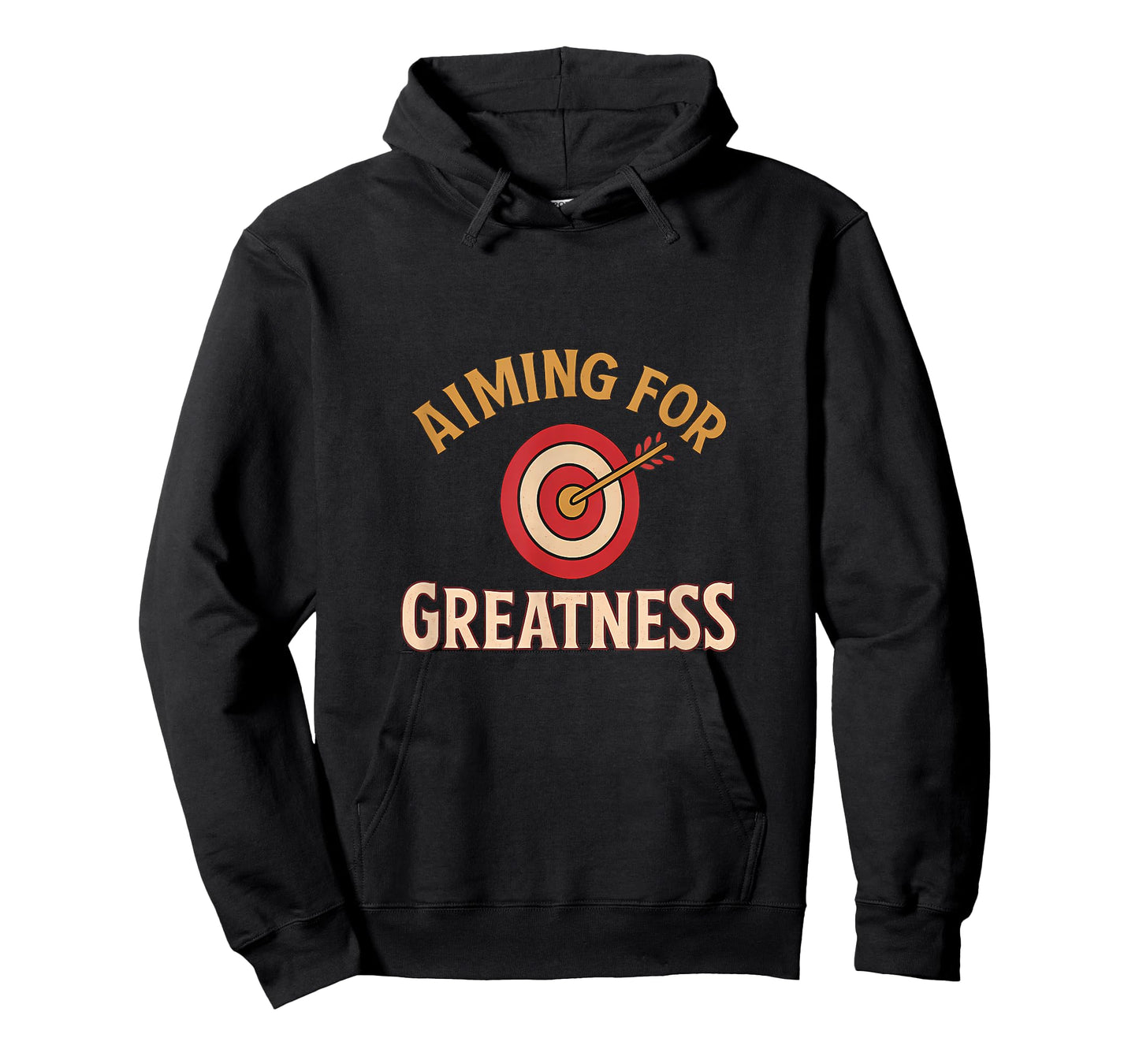 Aiming for Greatness Bullseye Gaming Target Design T-Shirt