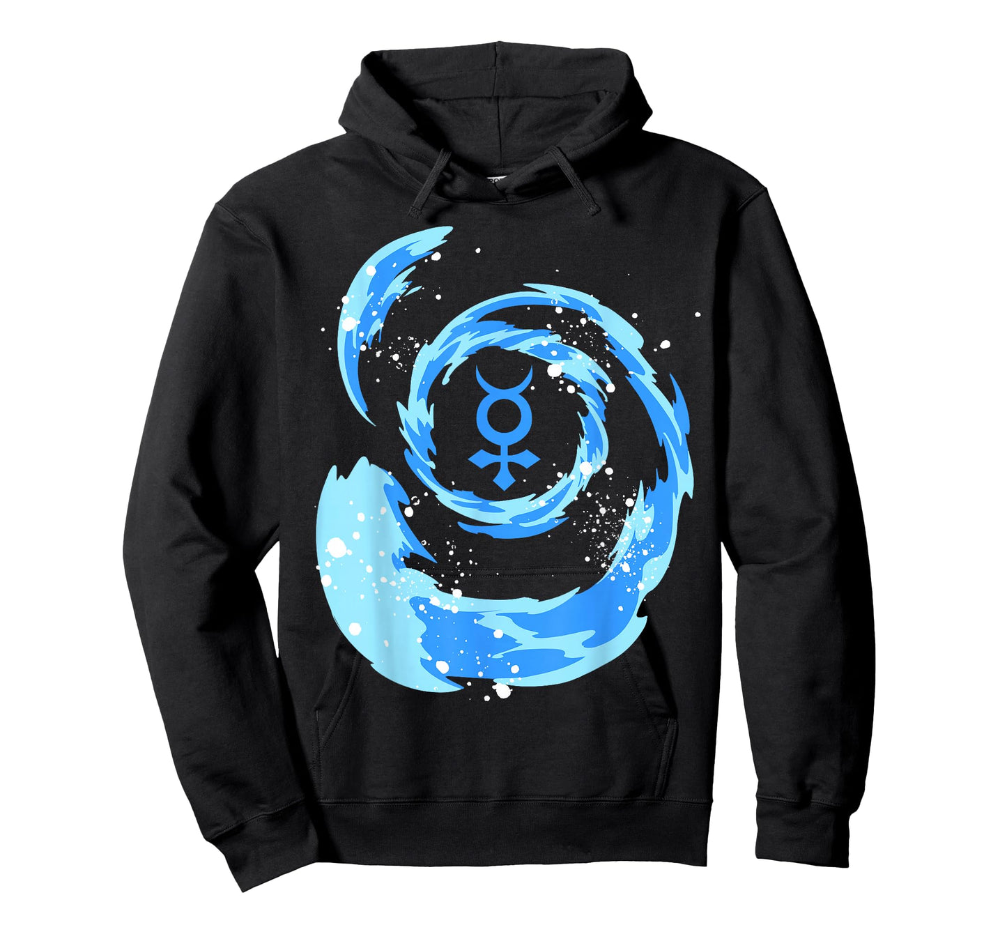 Sailor Anime Water Tsunami Mercury Star Symbol H2O Kawaii T-Shirt