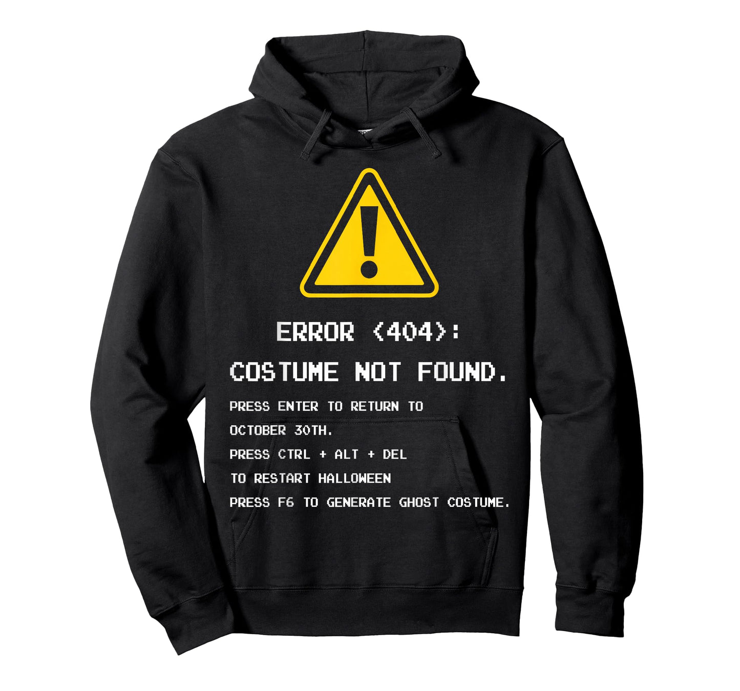 404 Error Costume Not Found Nerdy Geek Funny Computer T-Shirt