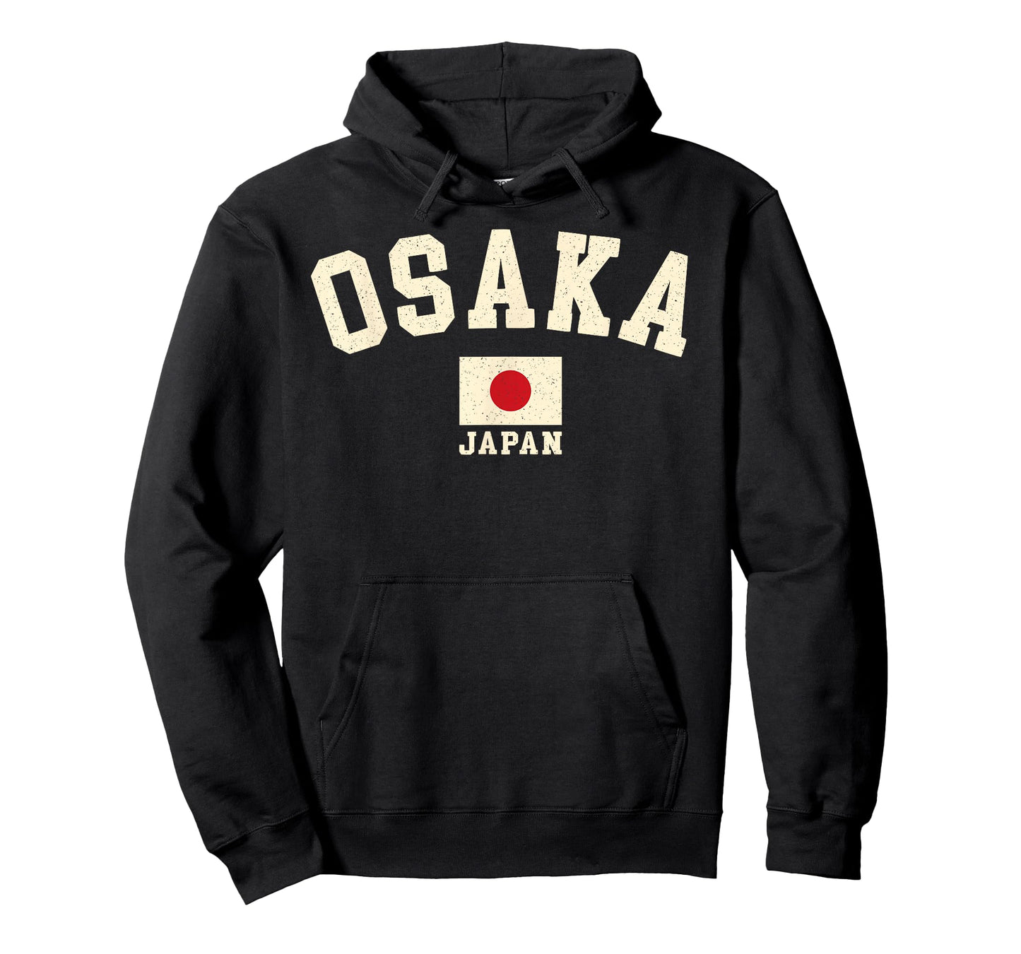 Vintage Osaka Japan Japanese Flag Souvenir Retro Graphic T-Shirt
