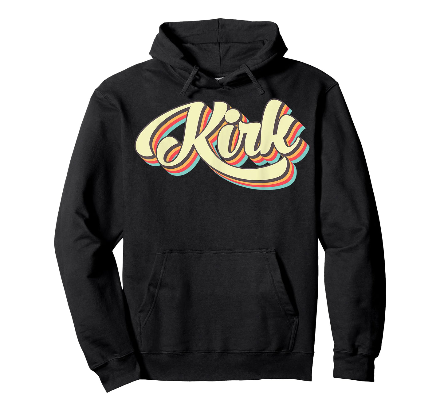 Kirk TShirt Retro Art Baseball Font Vintage T-Shirt