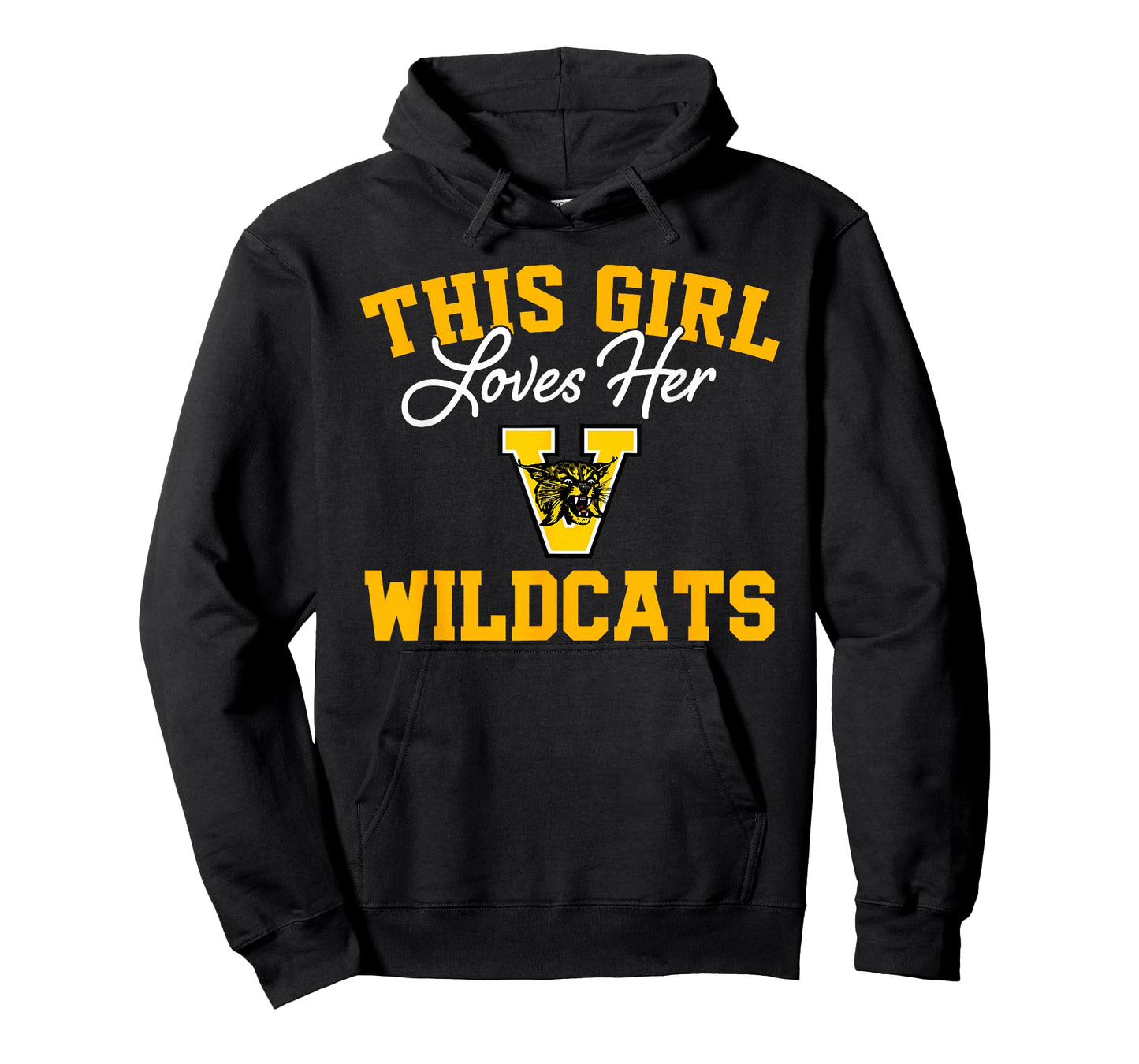Valdosta Wildcats Logo This Girl Loves Her HS T-Shirt