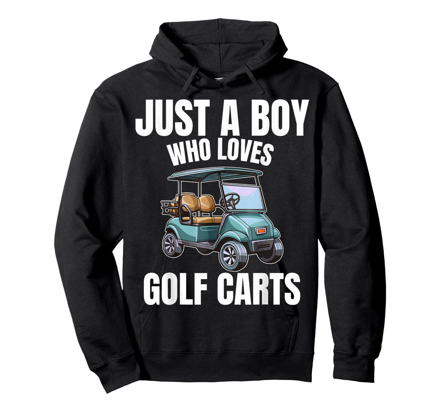 Just A Boy Who Loves Golf Carts Golf Cart Golfer Lover T-Shirt