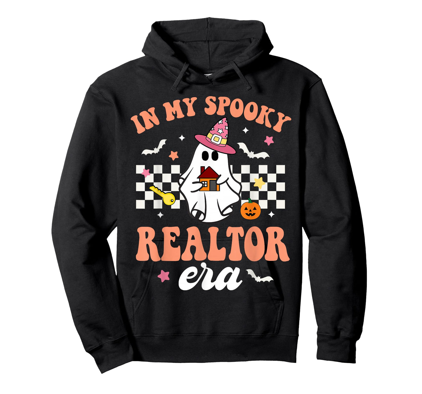 Groovy In My Spooky Realtor Era Ghost Funny Halloween T-Shirt